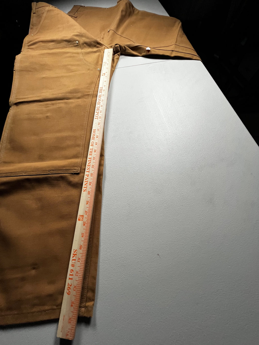 Vintage Carhartt Loose Fit Firm Duck Work Pants Brow