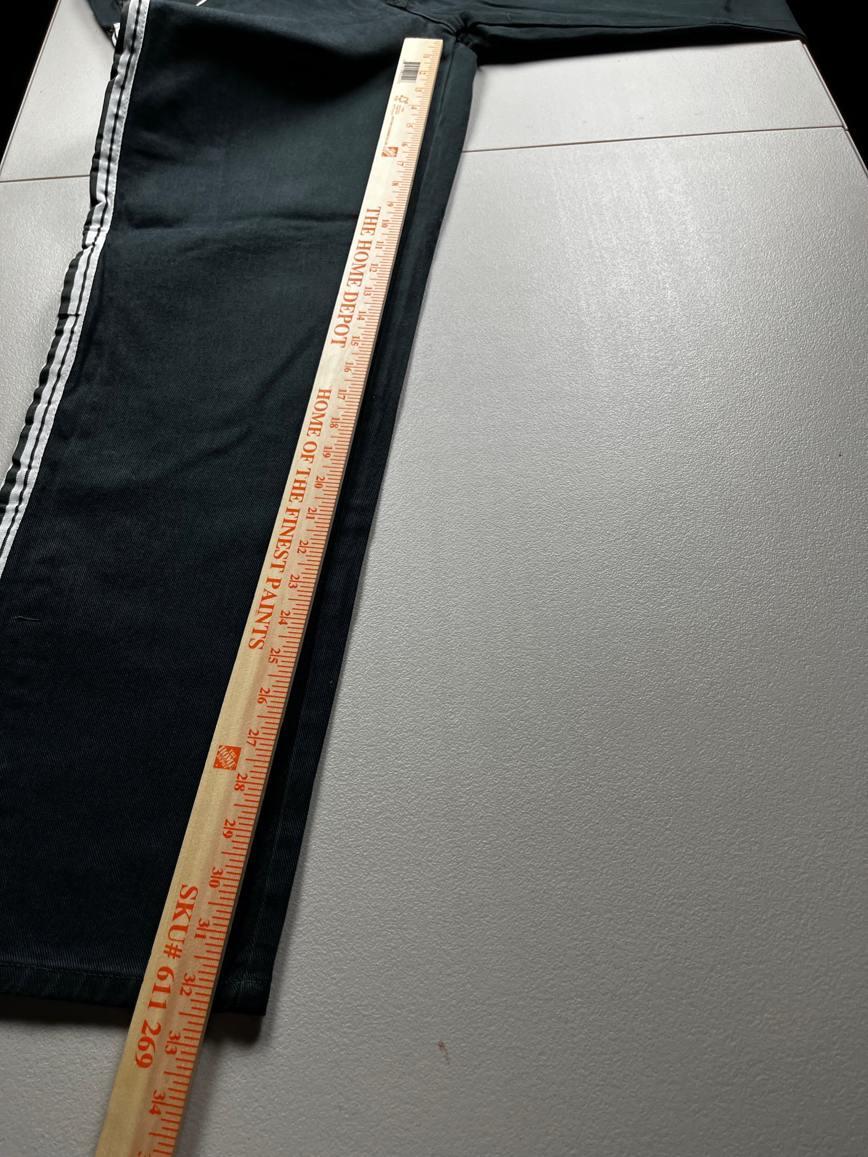 Bolero Tekno Black Wide Leg Denim Rave Skate Jeans