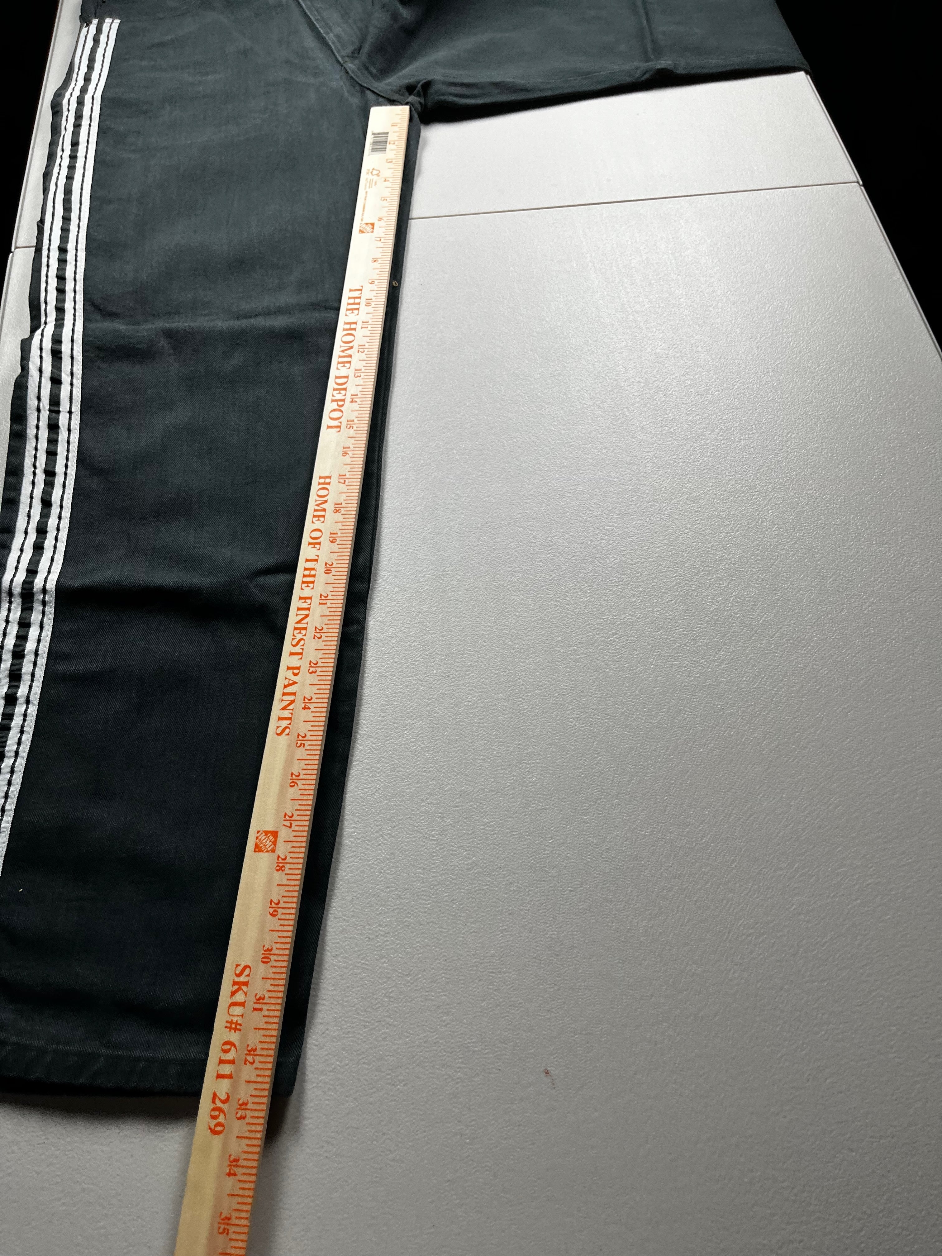 Bolero Tekno Black Wide Leg Denim Rave Skate Jeans