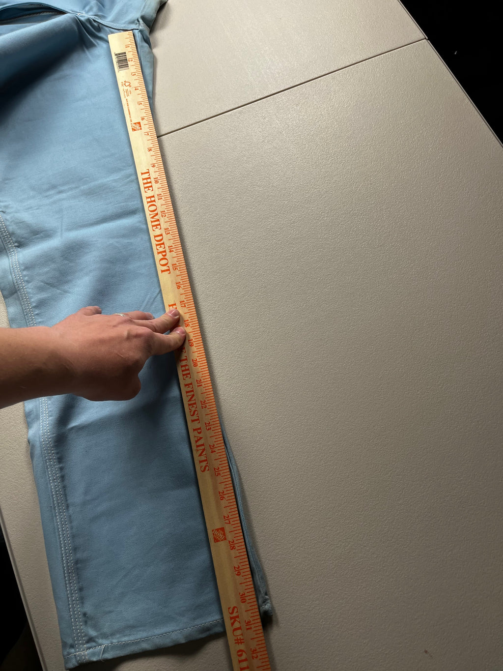 Vintage 1970s Washington Dee Cee Pastel Blue Carpenter