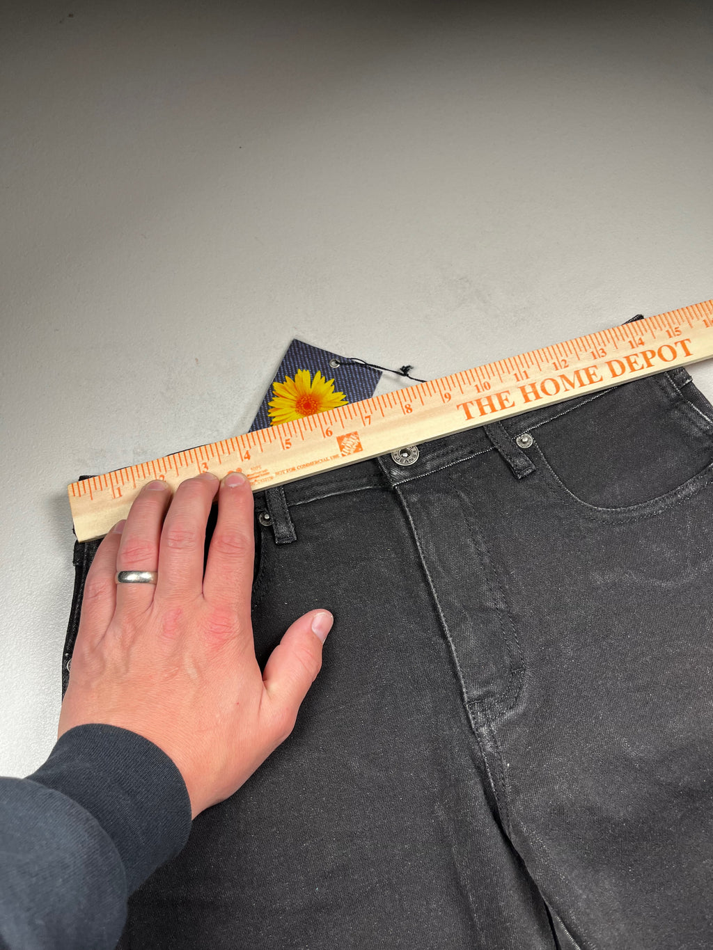 Vintage 90s Paco Jeans Black Slim Flare Denim NWT