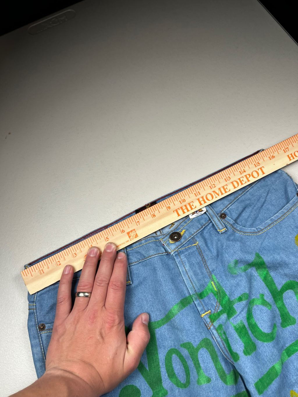 Vintage Von Dutch Multi Graphic Light Wash Jeans