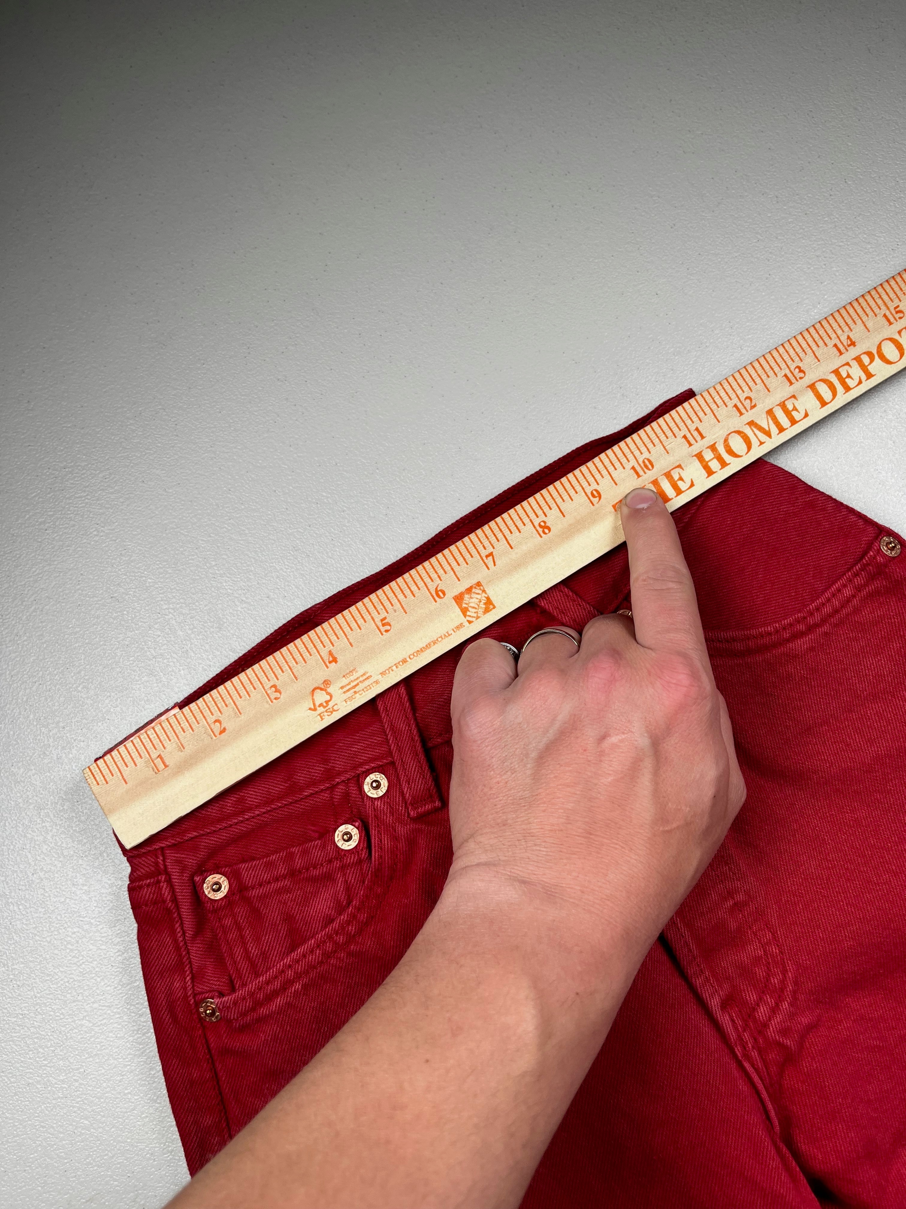 Deadstock Vintage Red Levi's 501 Jeans