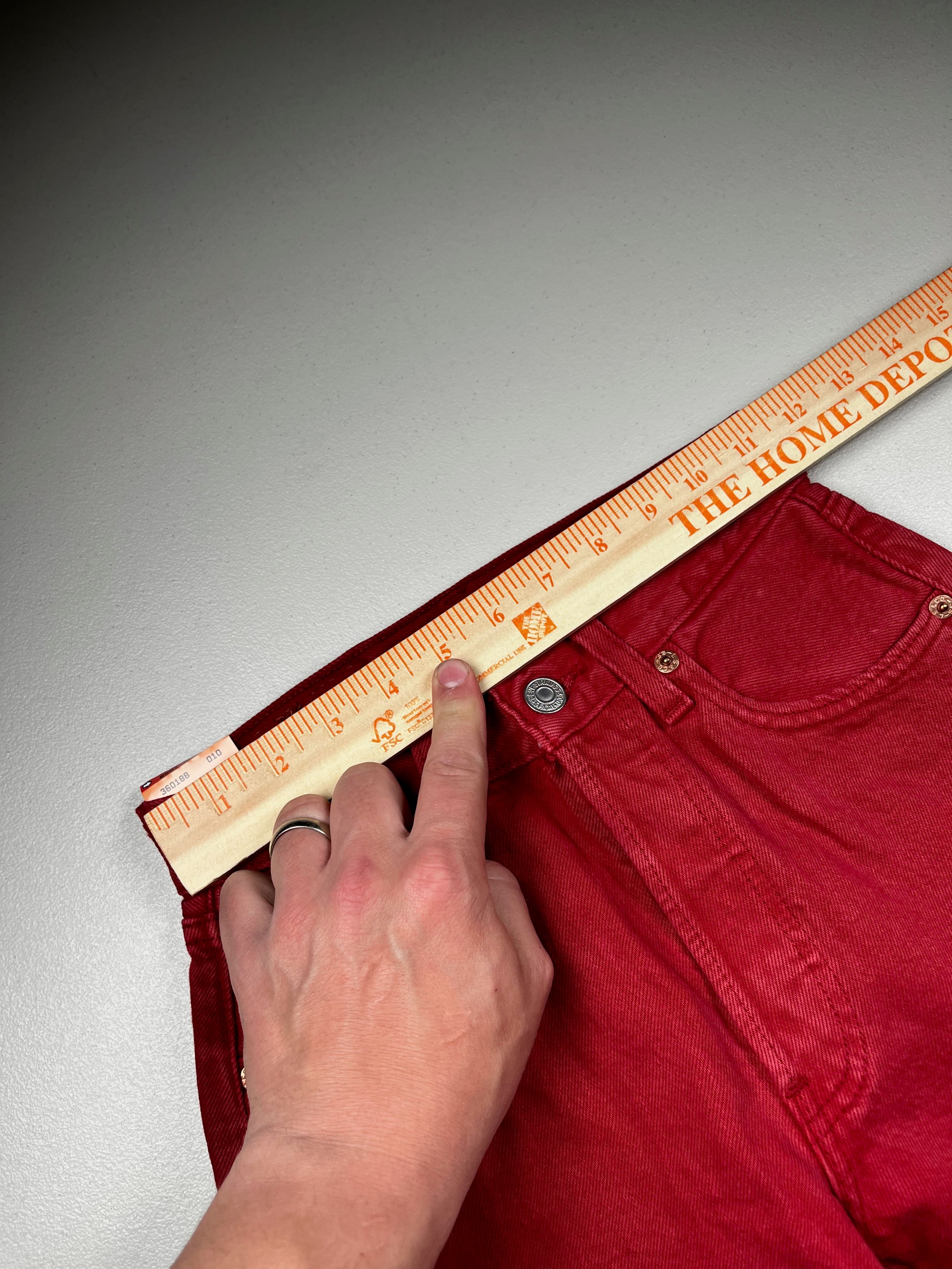 Deadstock Vintage Red Levi's 501 Jeans