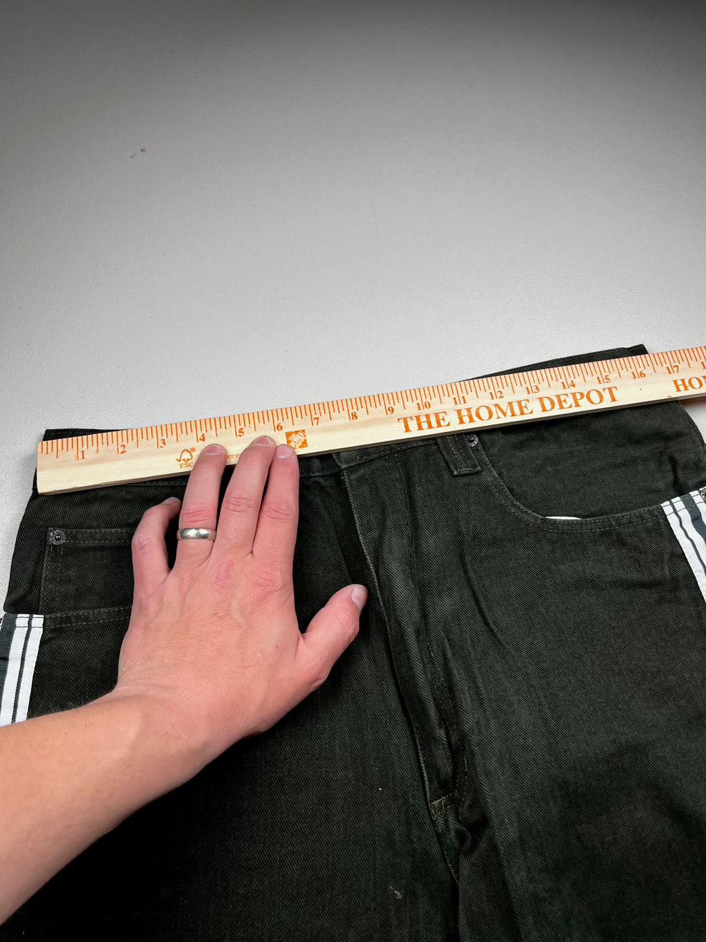 Bolero Tekno Black Wide Leg Denim Rave Skate Jeans