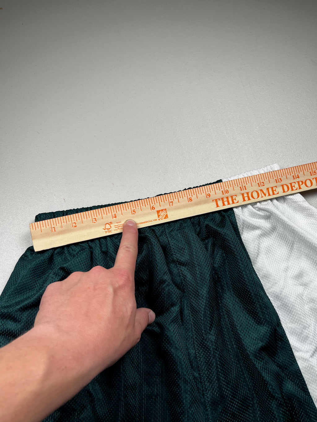 Vintage Brooklyn Mesh Basketball Shorts Forest Green White