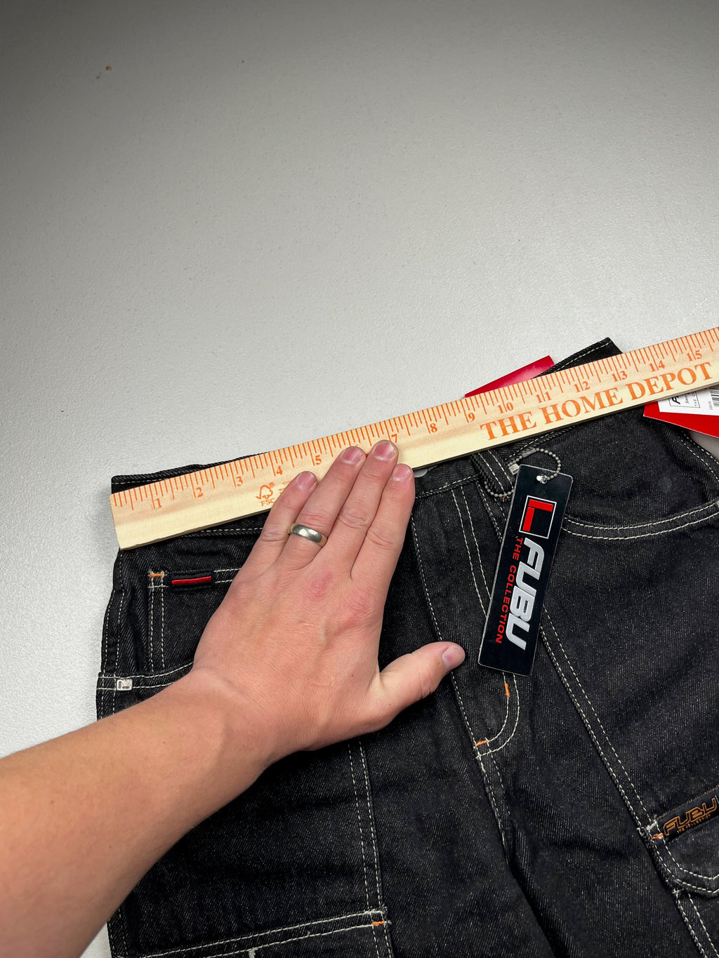 New with Tags FUBU Heritage Black Baggy Carpenter Jeans