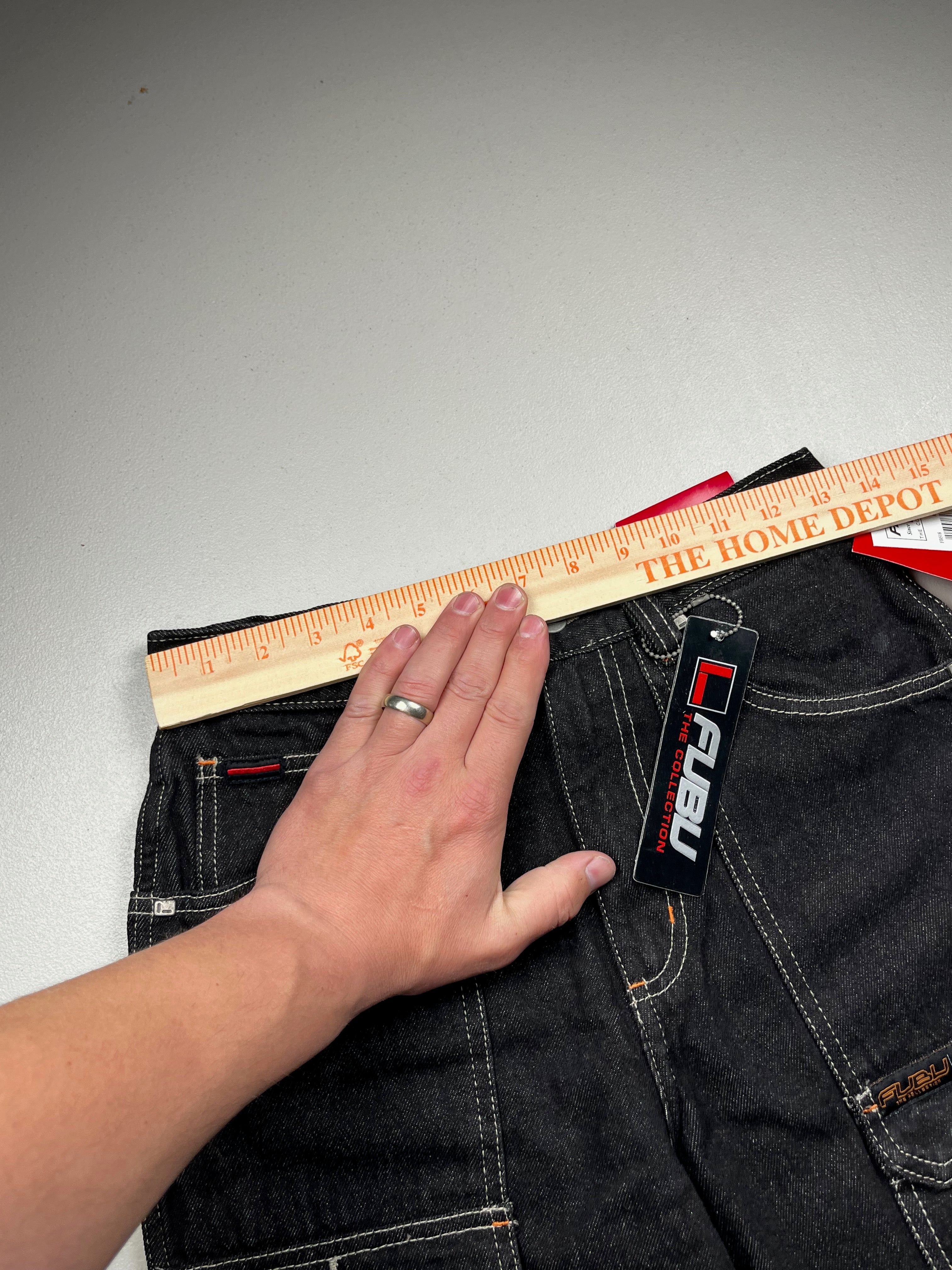 New with Tags FUBU Heritage Black Baggy Carpenter Jeans