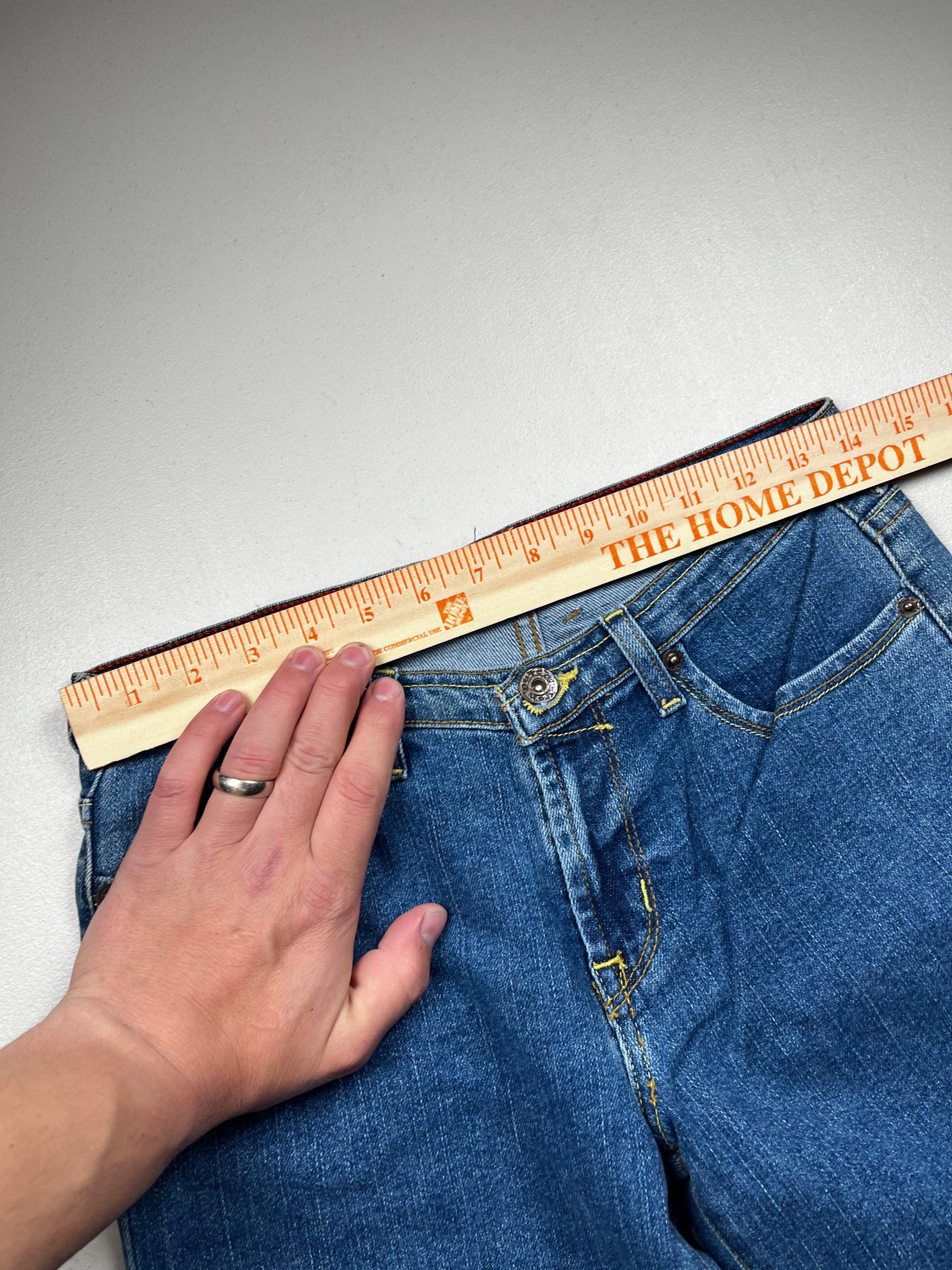 Vintage Y2K Von Dutch Classic Medium Wash Straight-Leg Jeans