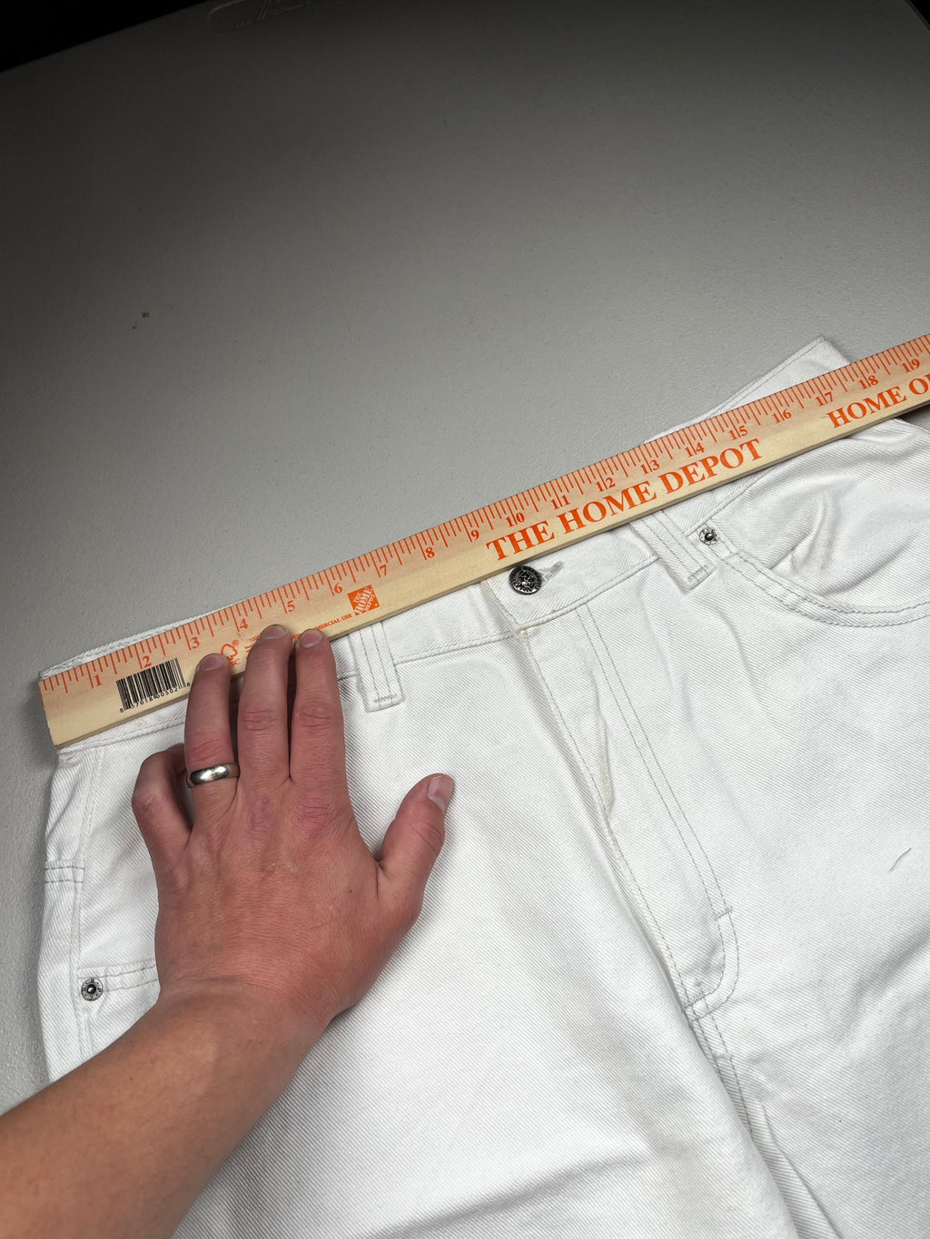 Vintage Y2K Beverly Hills Polo Club White Baggy Wide-Leg Jeans