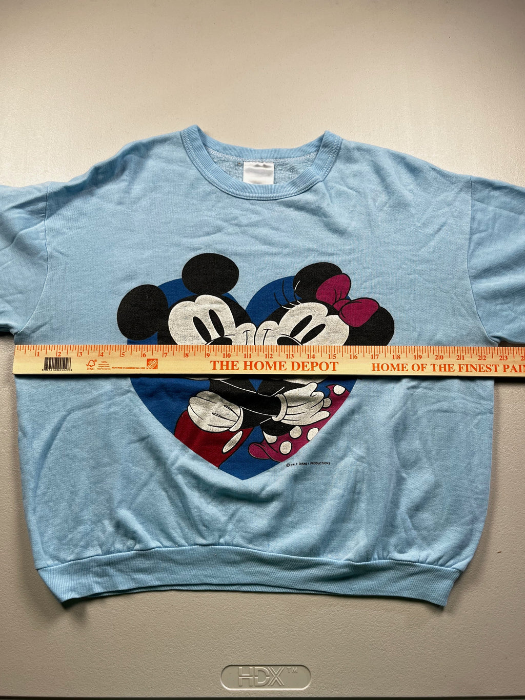 Vintage Disney Mickey and Minnie Mouse Graphic Sweatshirt