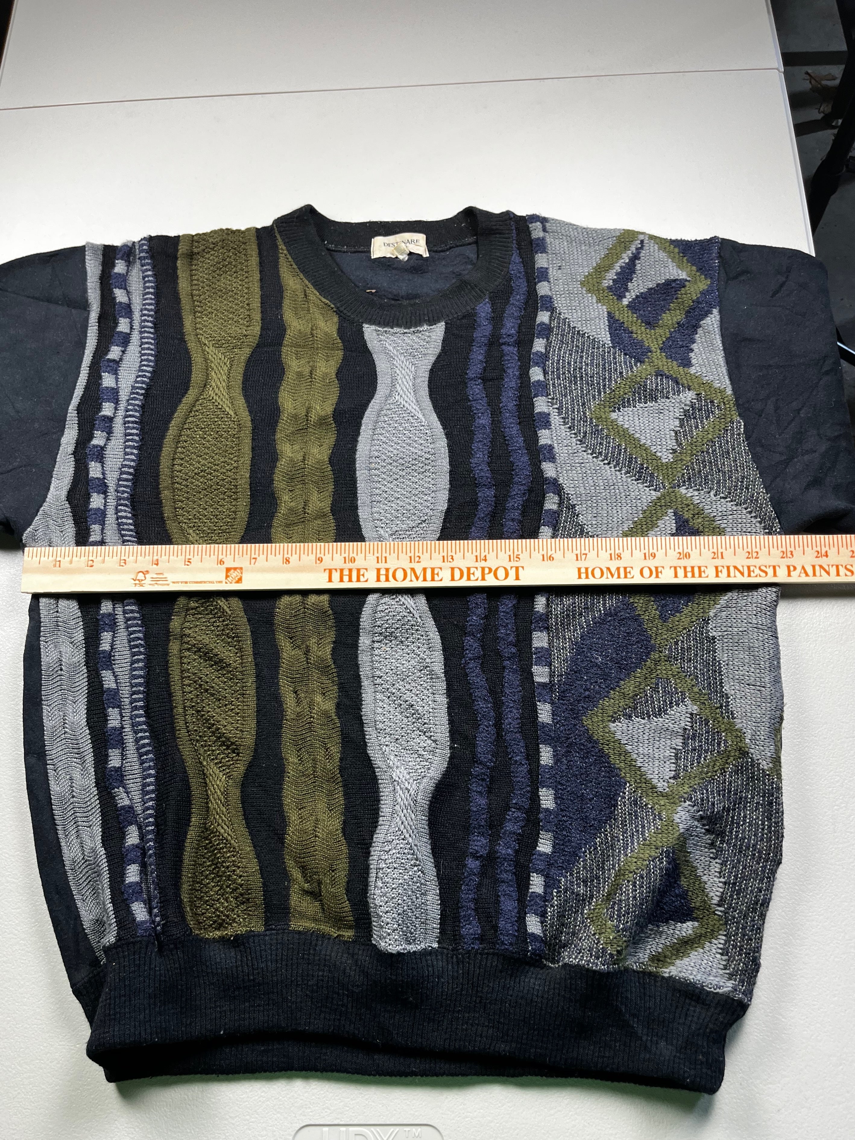 Vintage Destinare 90s-style Knit Pullover Sweater
