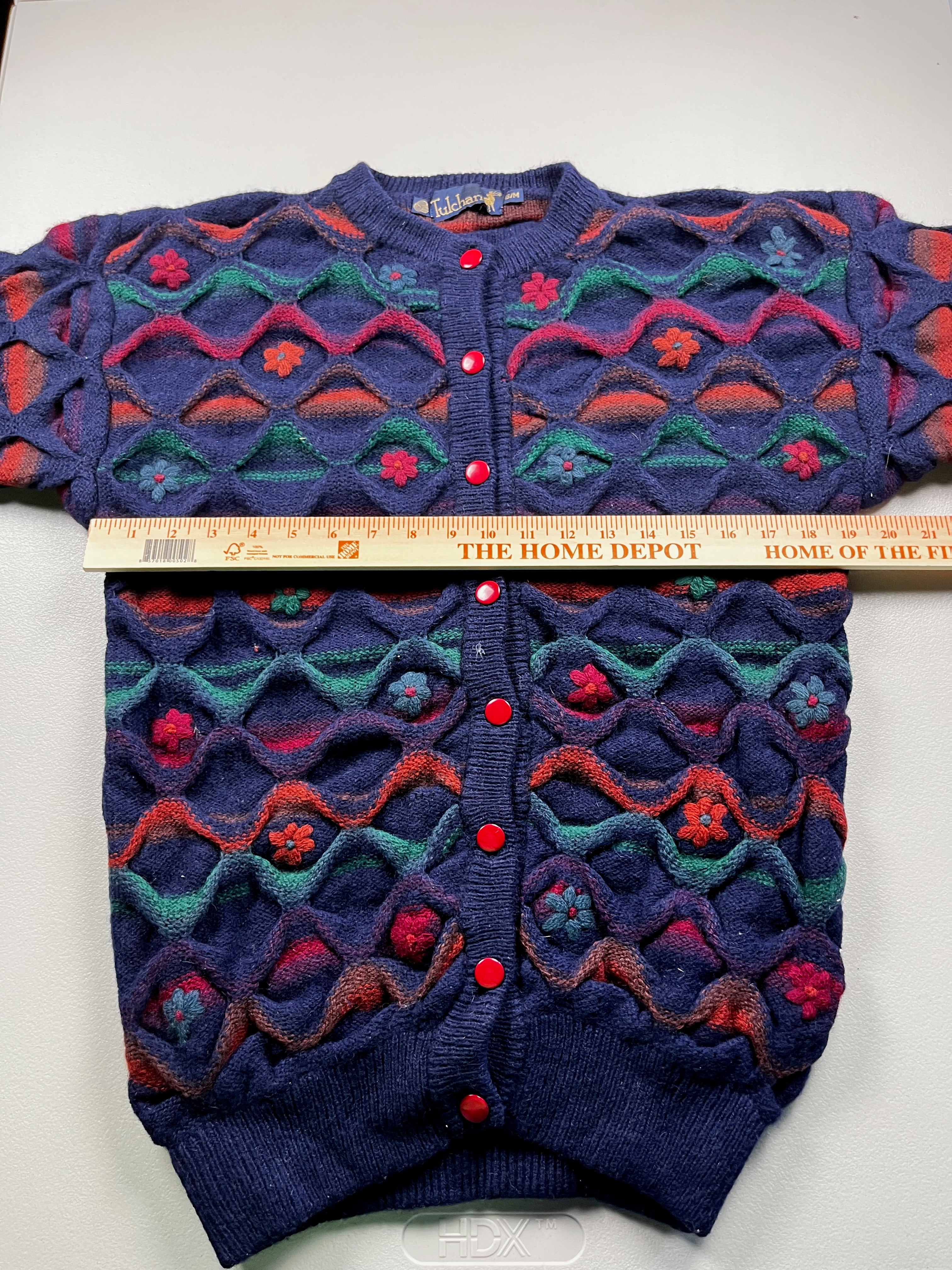 Vintage Tulchan Multicolor Cardigan