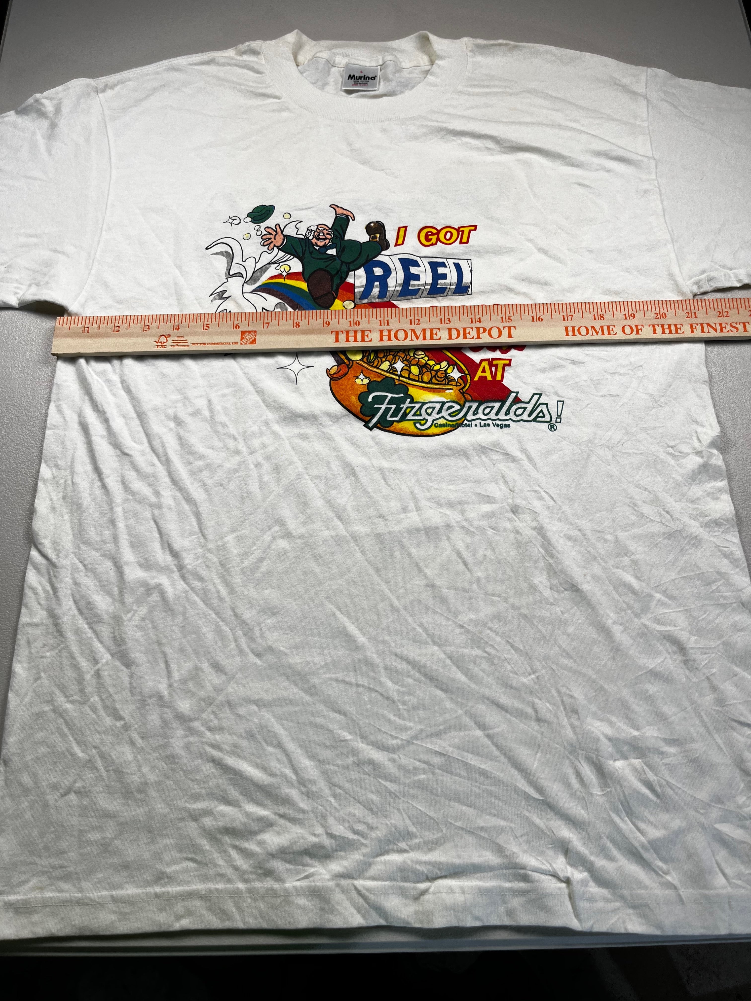 Vintage 1990's Murina Brand Shirt Fitzgeralds Casino & Hotel Las Vegas