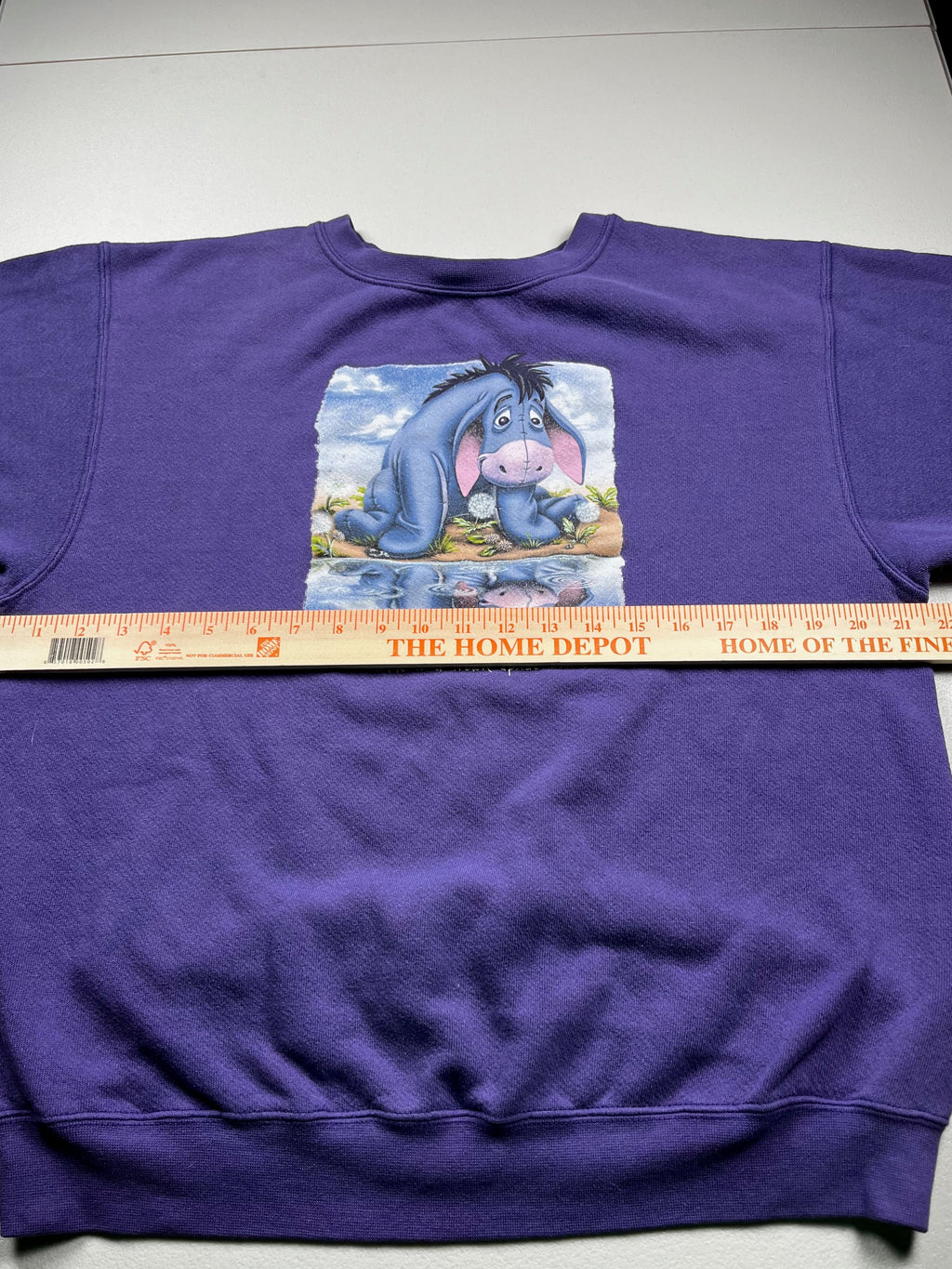 Vintage 90s Purple Disney Store Crewneck Sweatshirt