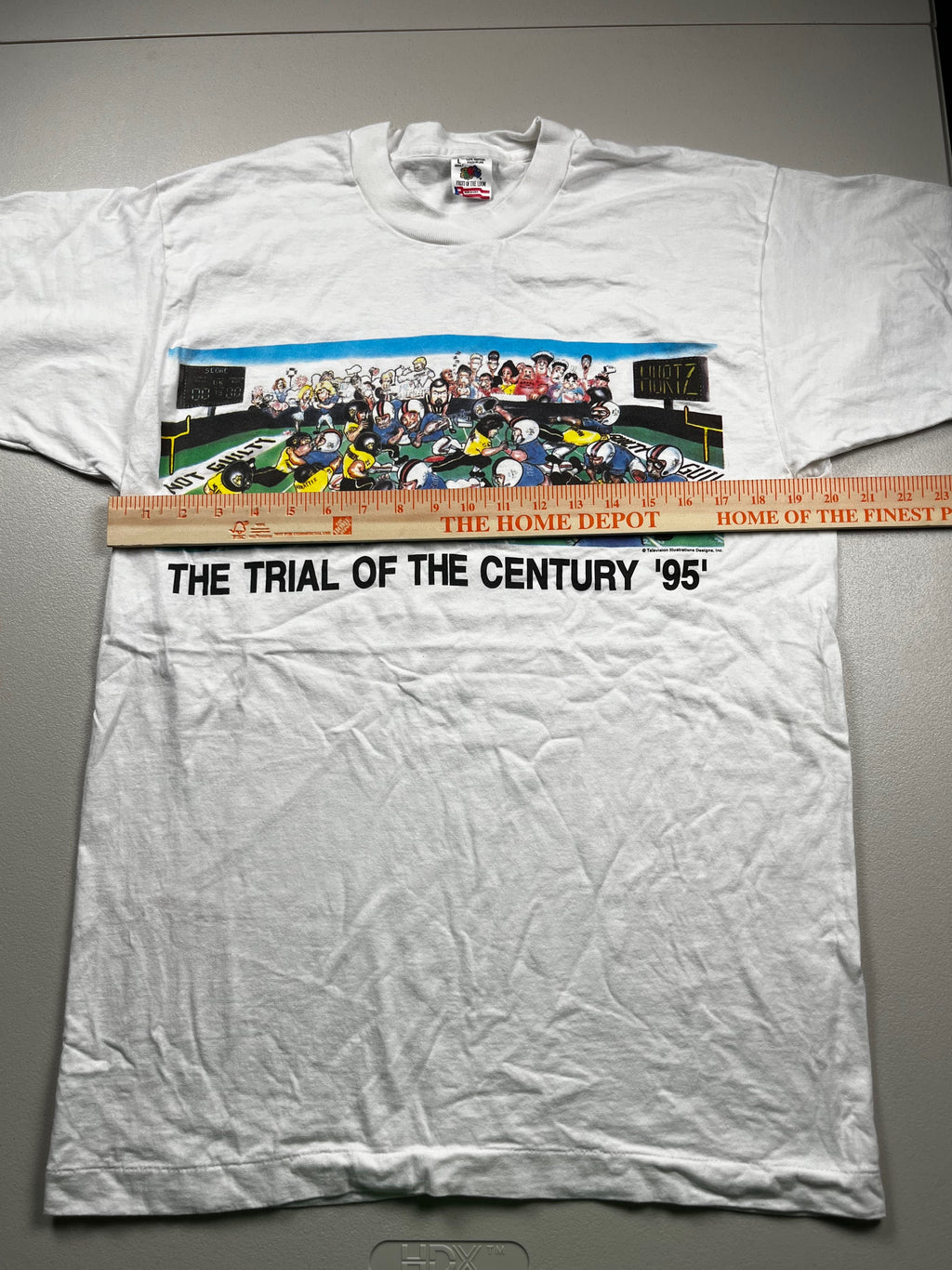 Vintage 1995 "Trial of the Century" T-Shirt