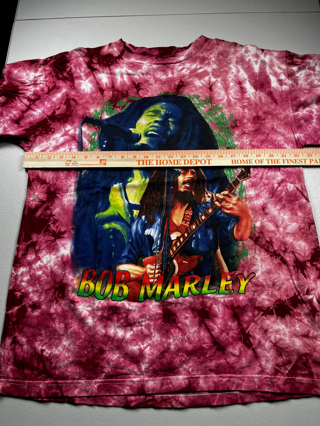 Vintage Bob Marley Tie Dye Graphic Shirt