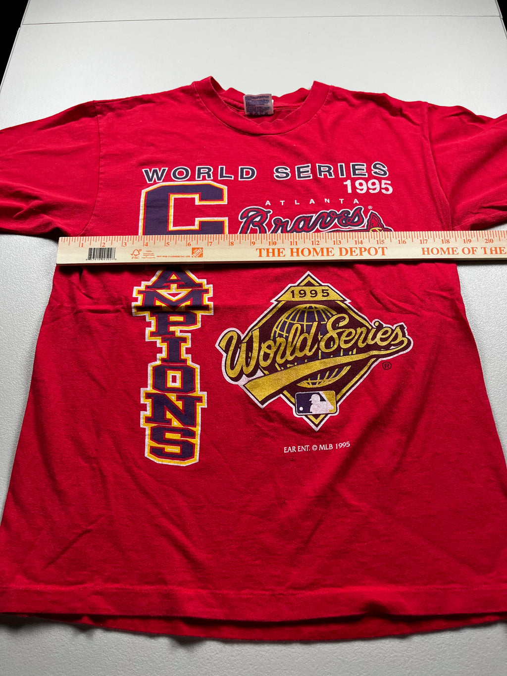 Vintage 1995 Atlanta Braves World Series Championship Tee