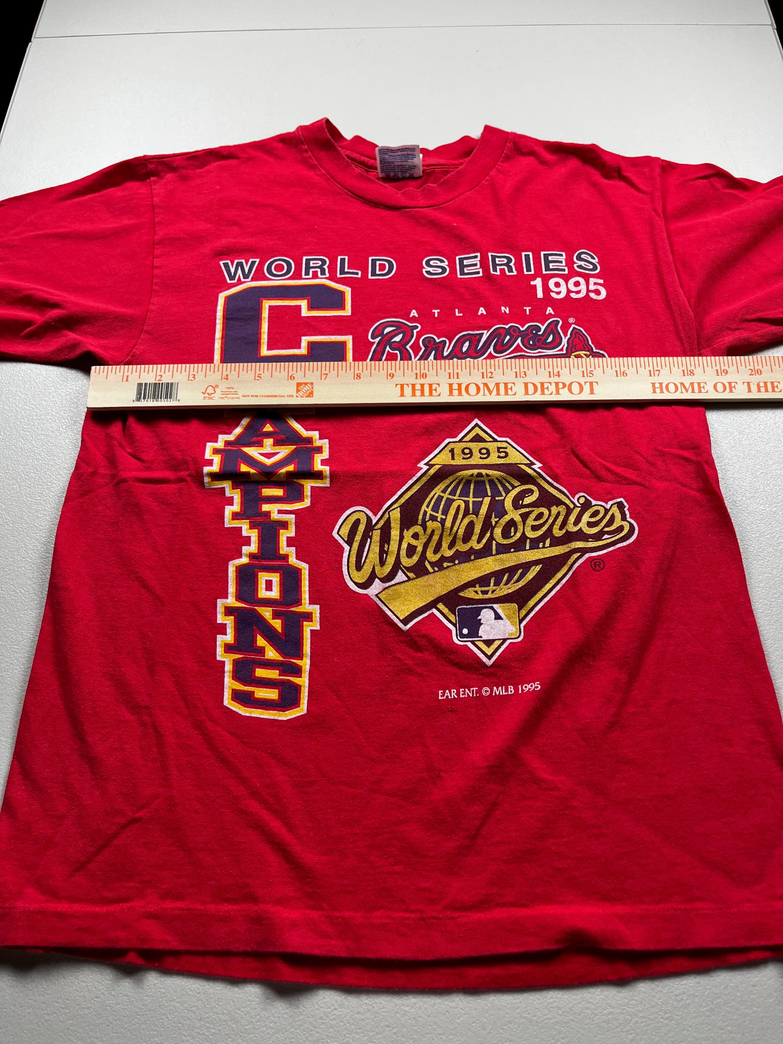 Vintage 1995 Atlanta Braves World Series Championship Tee