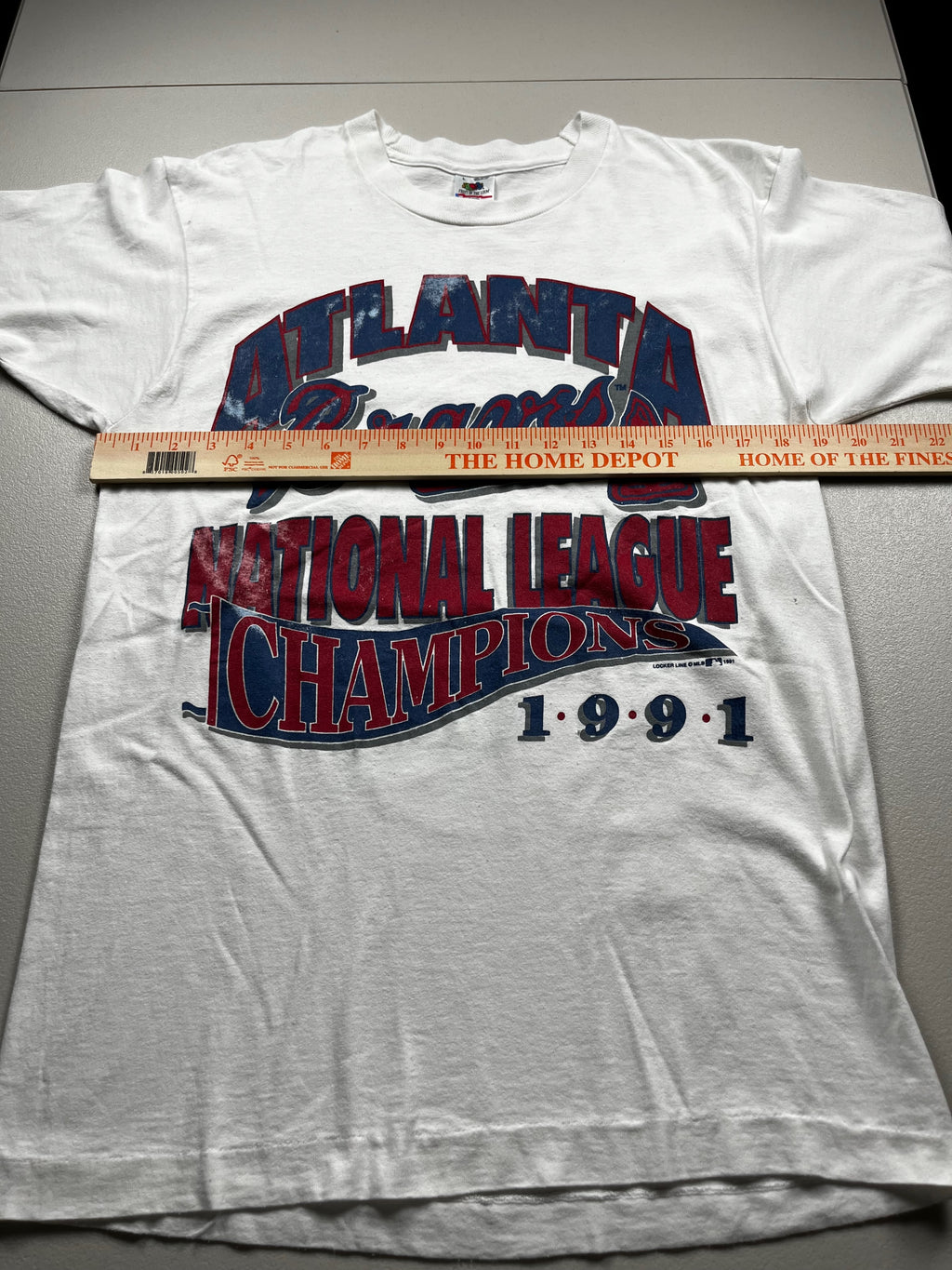 Vintage 1991 Atlanta Braves National League Champions T-Shirt