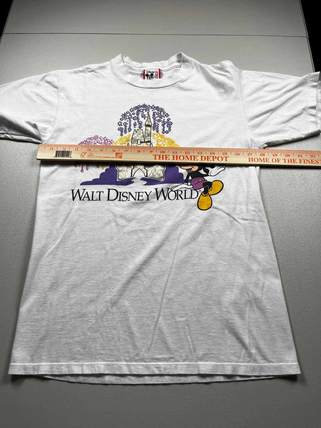 Vintage Disney Mickey Mouse Castle Tee
