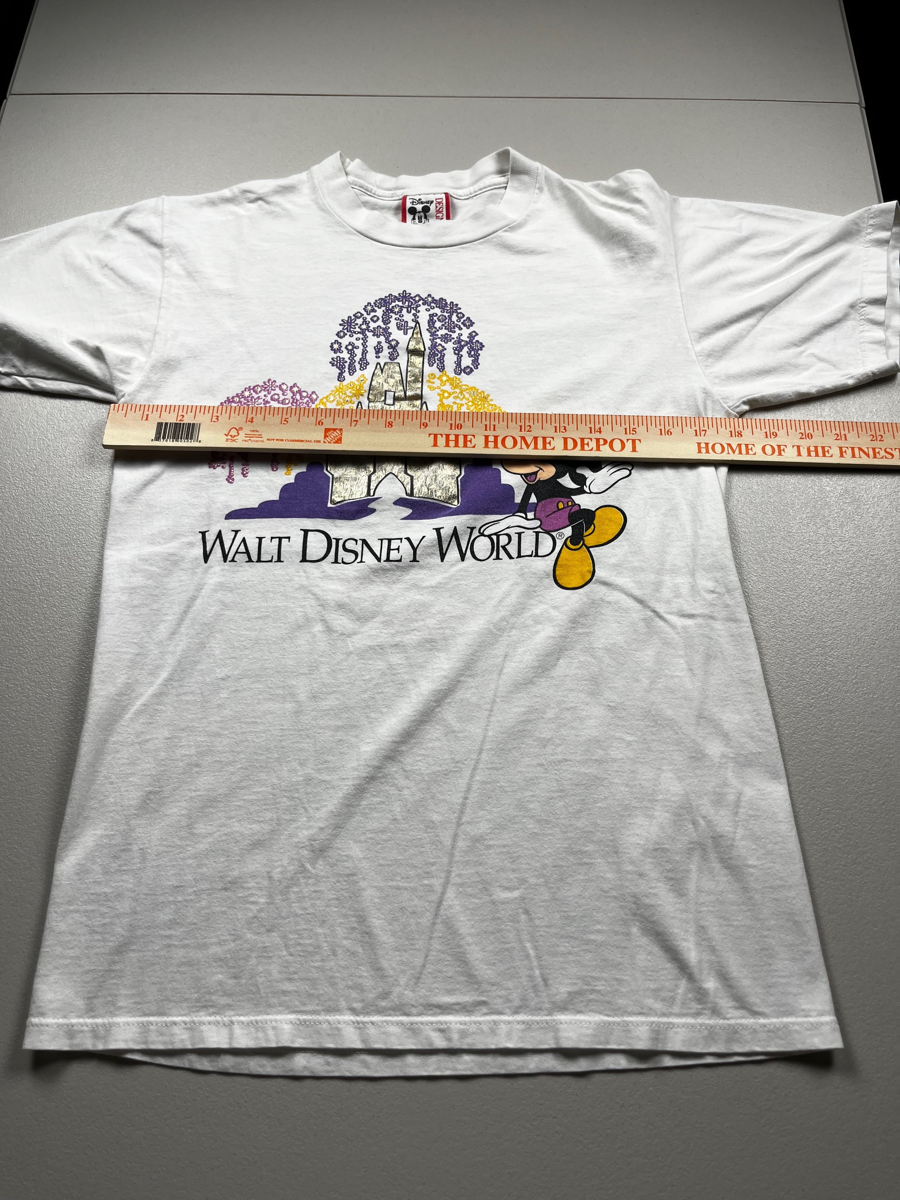Vintage Disney Mickey Mouse Castle Tee