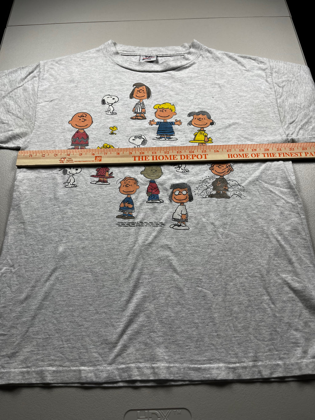 Vintage 1990s Heather Grey Peanuts T-shirt