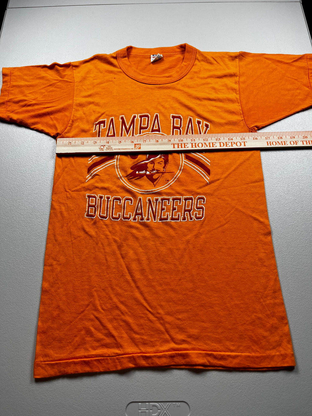 Vintage Style Orange Tampa Bay Buccaneers T-Shirt