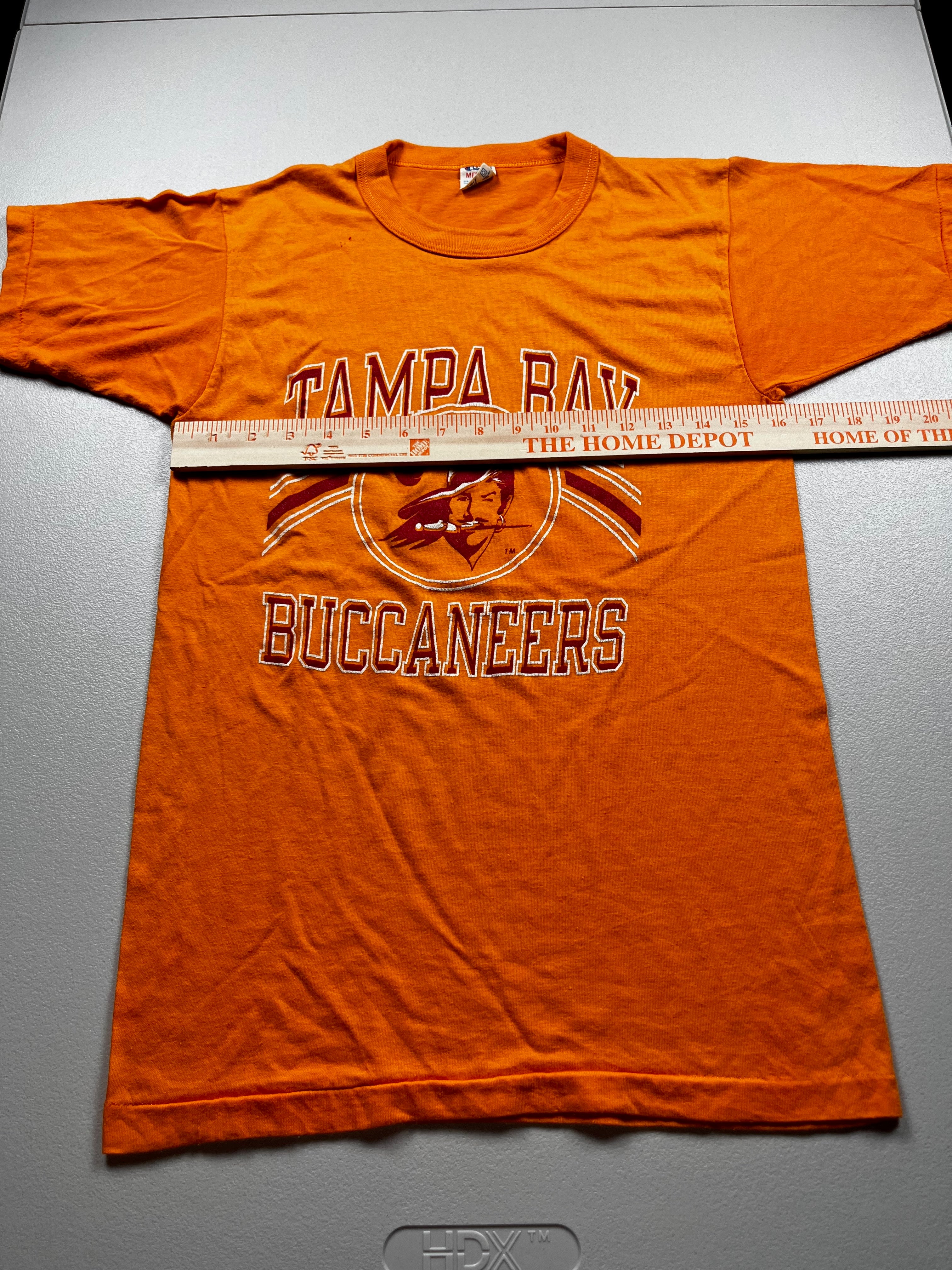 Vintage Style Orange Tampa Bay Buccaneers T-Shirt