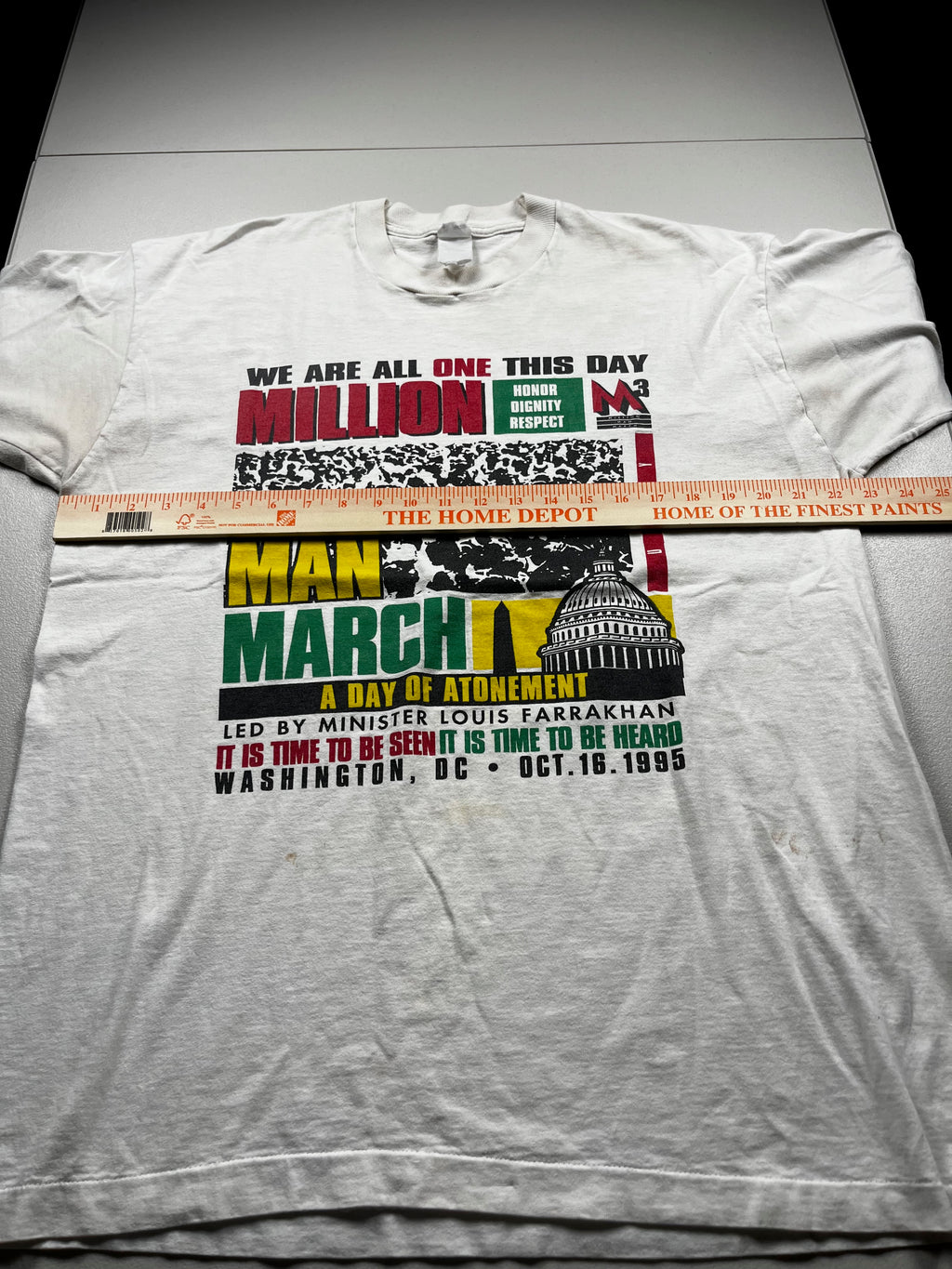 Vintage 1995 Million Man March T-Shirt