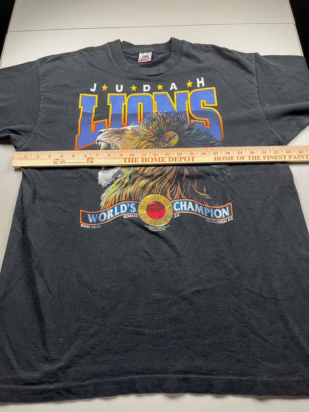 Vintage Black Judah Lions T-Shirt