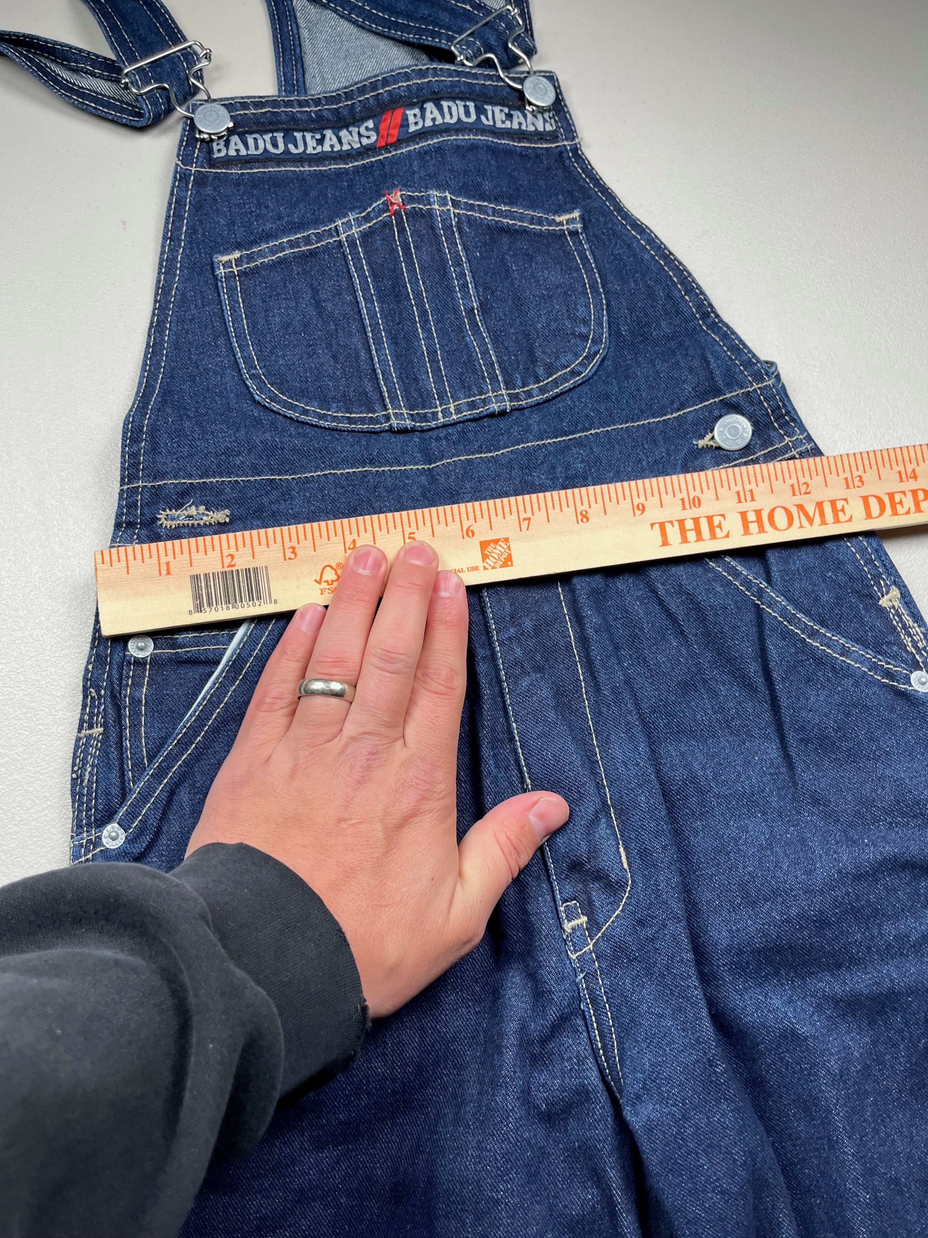 Deadstock Vintage Badu Jeans Baggy Denim Overalls