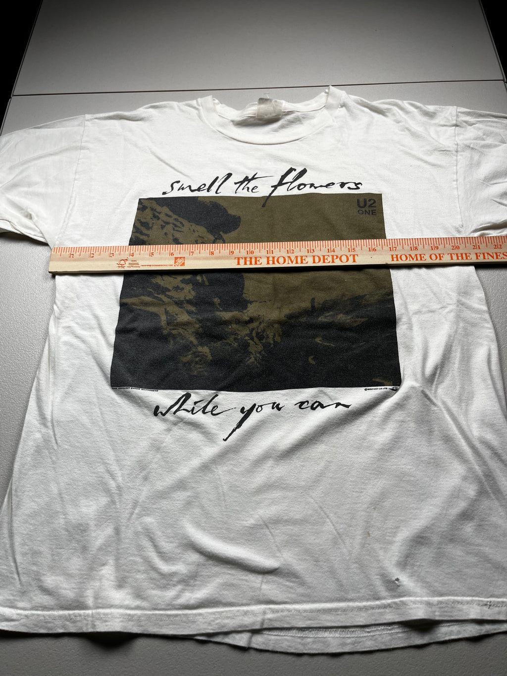Vintage 1992 U2 Smell The Flowers While You Can Shirt