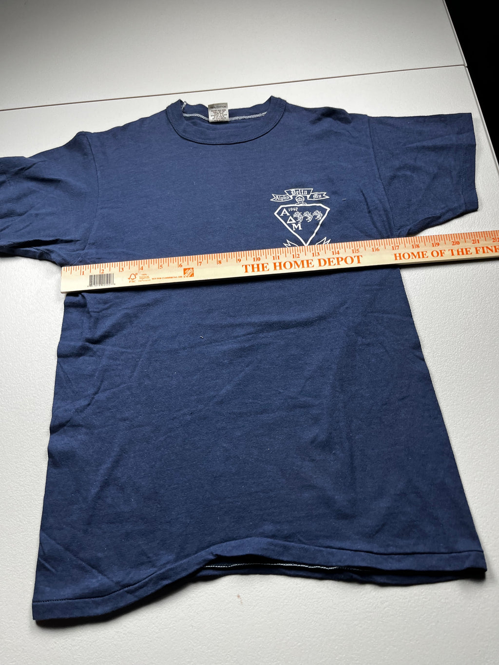 Vintage 80s Alpha Delta Mu Fraternity Shirt