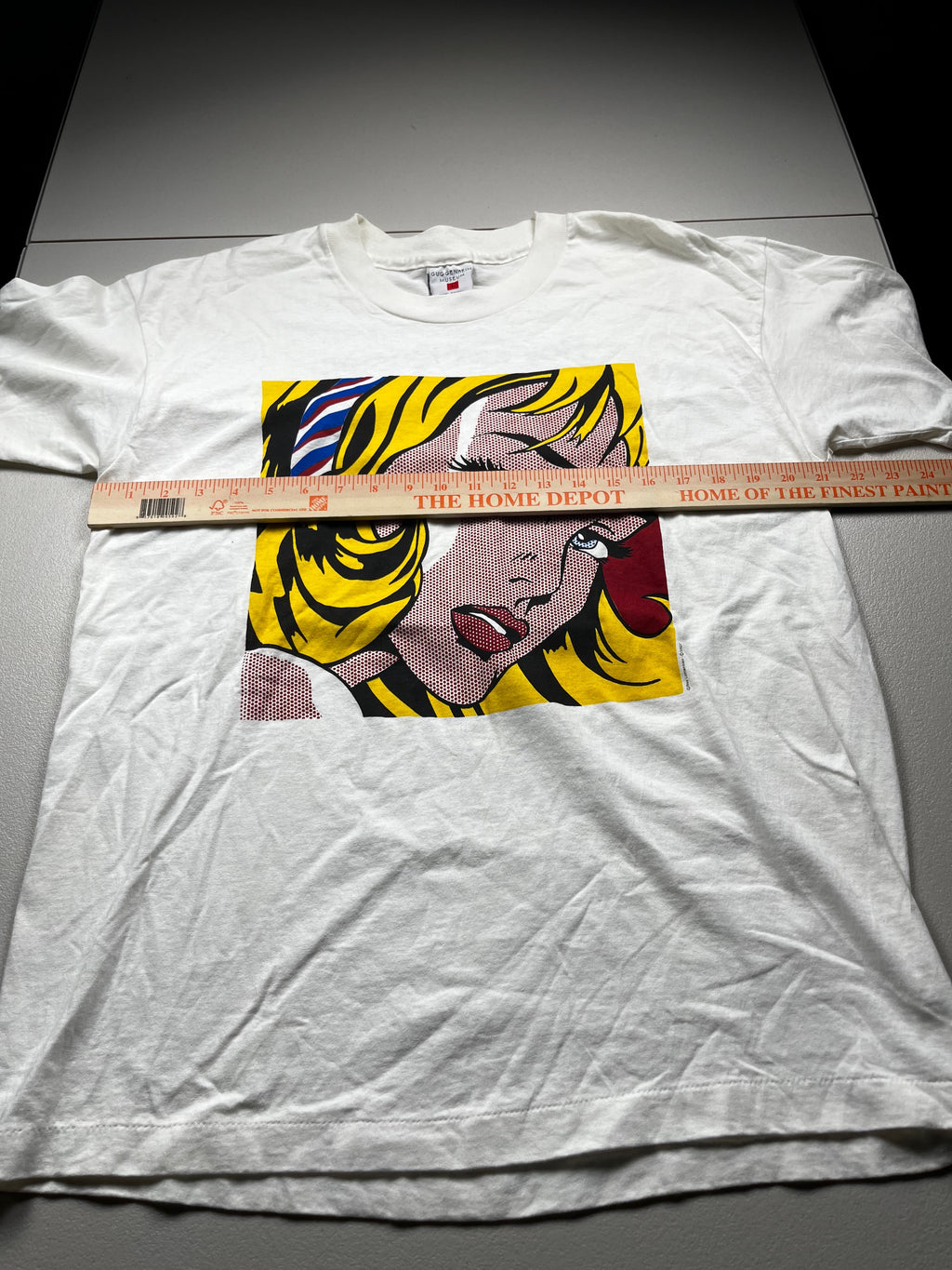 Vintage 90s Roy Lichtenstein Girl With Hair Ribbon Shirt