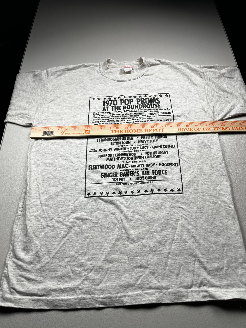 Vintage 1970 Pop Proms At The Roundhouse Shirt