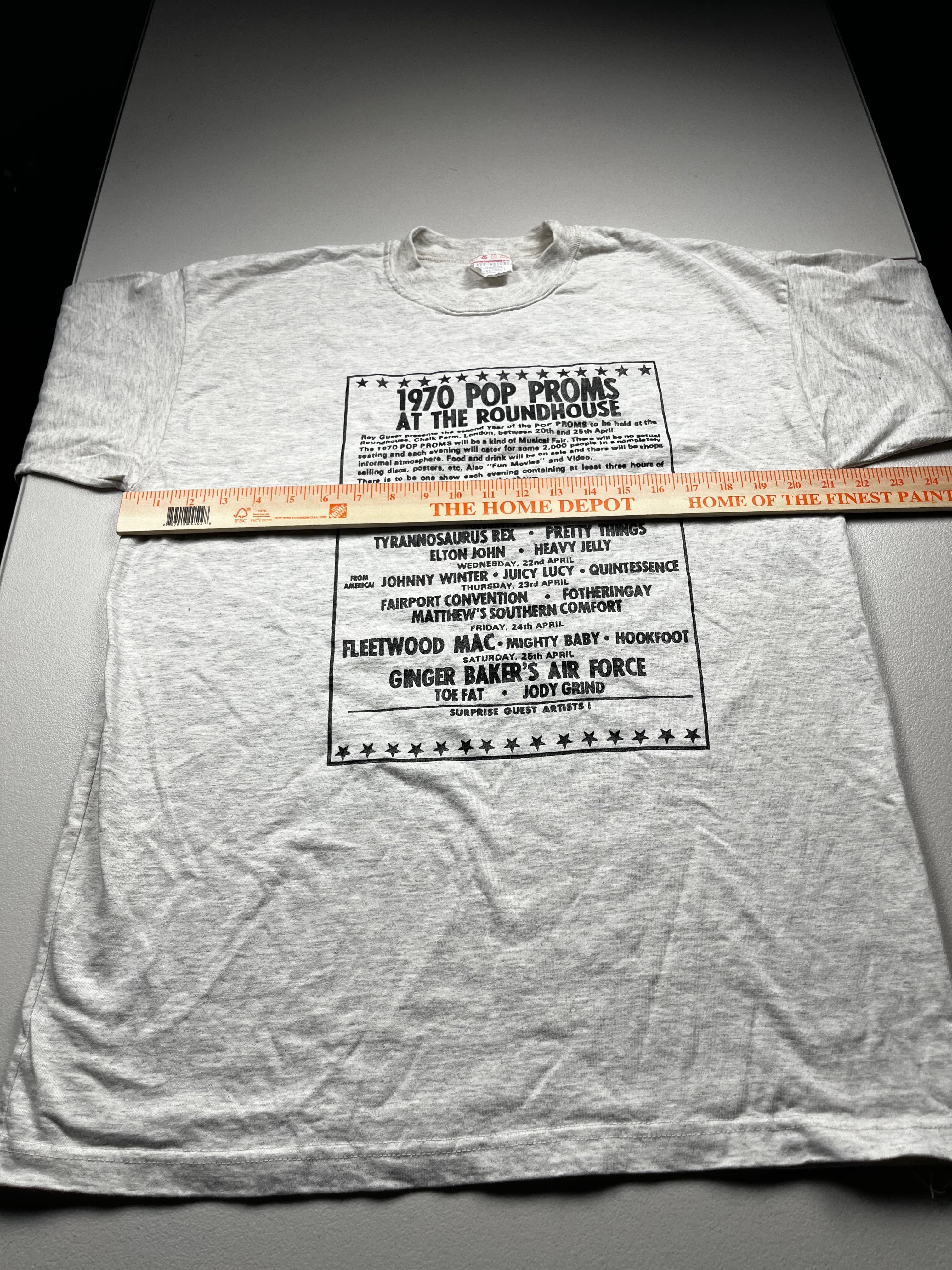 Vintage 1970 Pop Proms At The Roundhouse Shirt