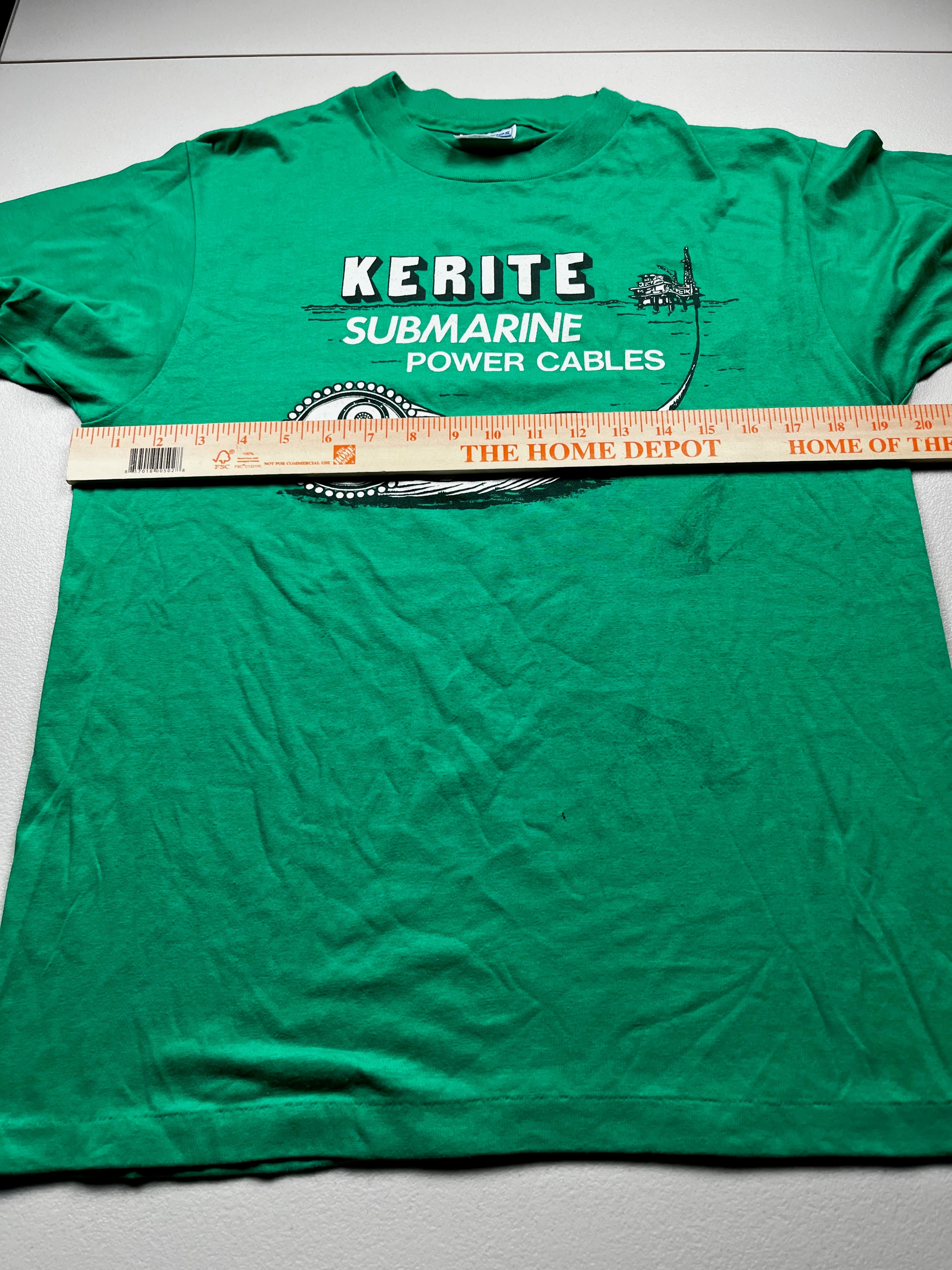 Vintage 80s Kerite Submarine Power Cables Shirt