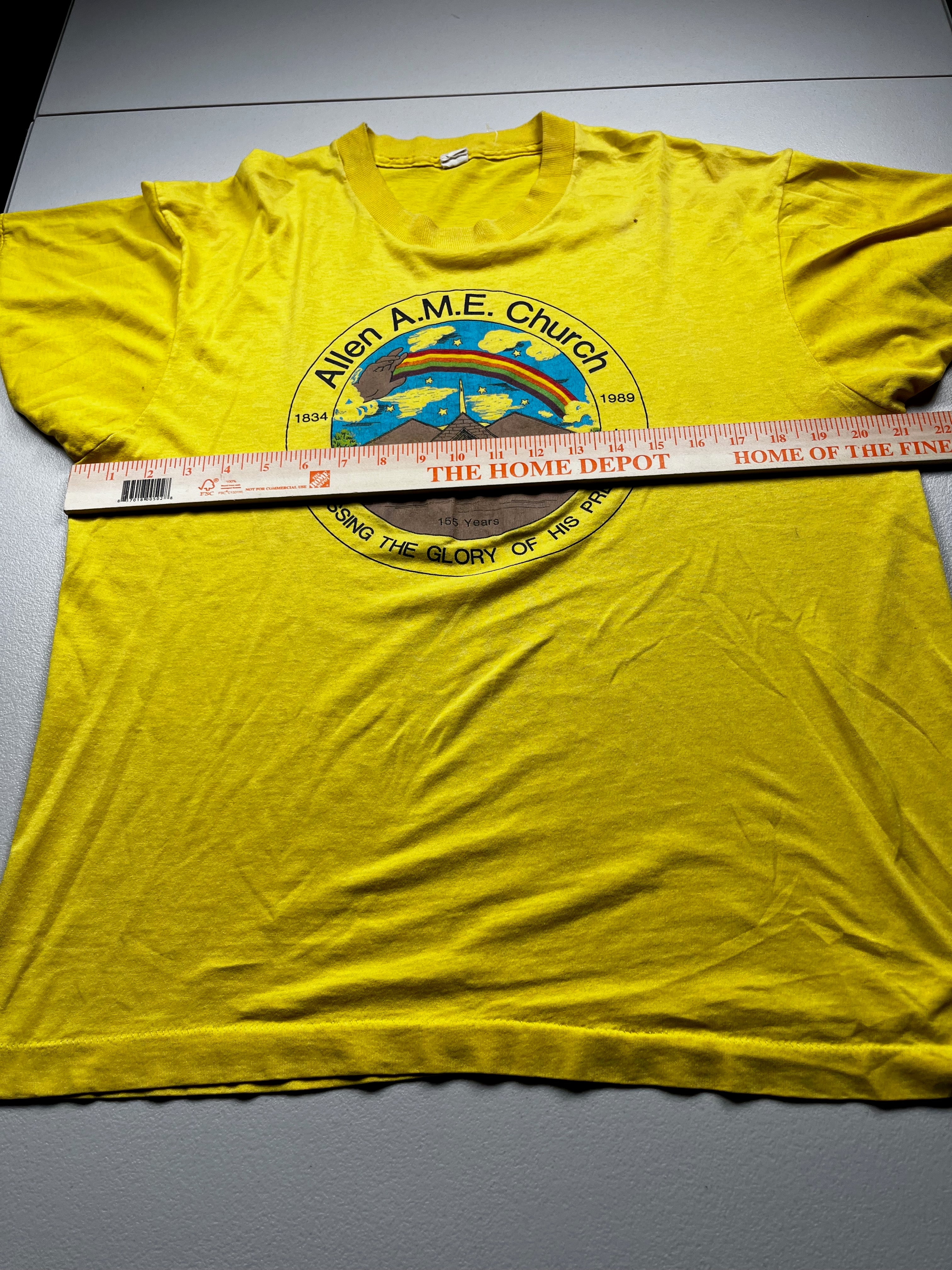 Vintage 1989 Allen AME Church 155th Anniversary Shirt