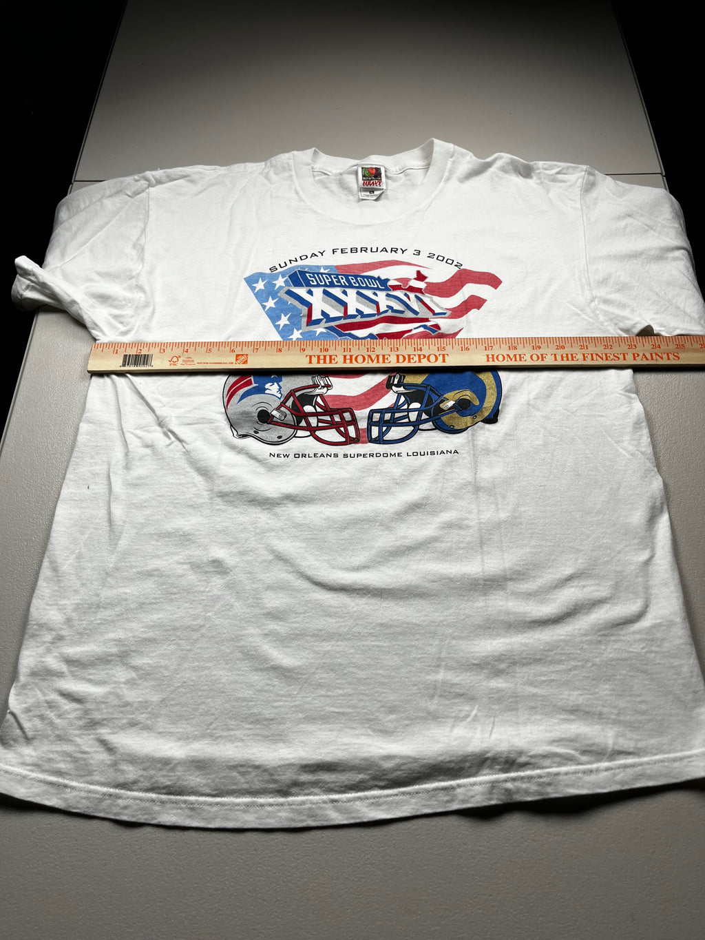 Vintage 2002 Super Bowl XXXVI Shirt