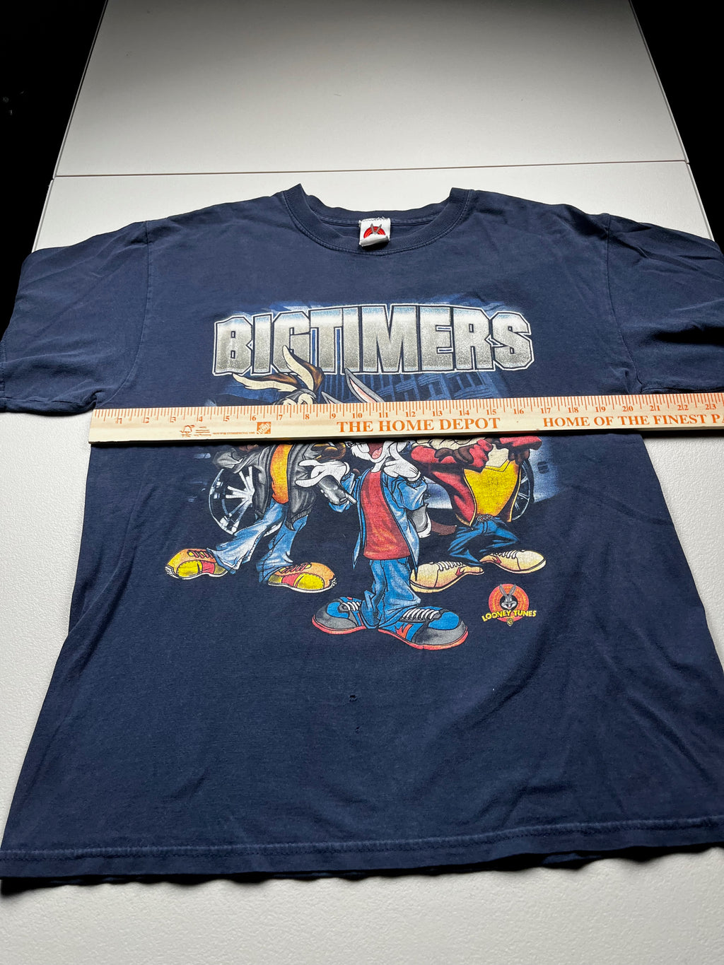 Vintage Y2K Big Timers Looney Tunes Rap Shirt