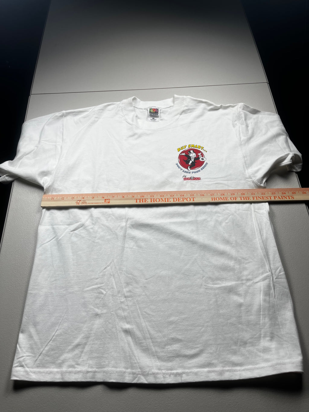 Vintage 1990s Monopoly Buy Smart Don't Lose Your Shirt Promo T-Shirt