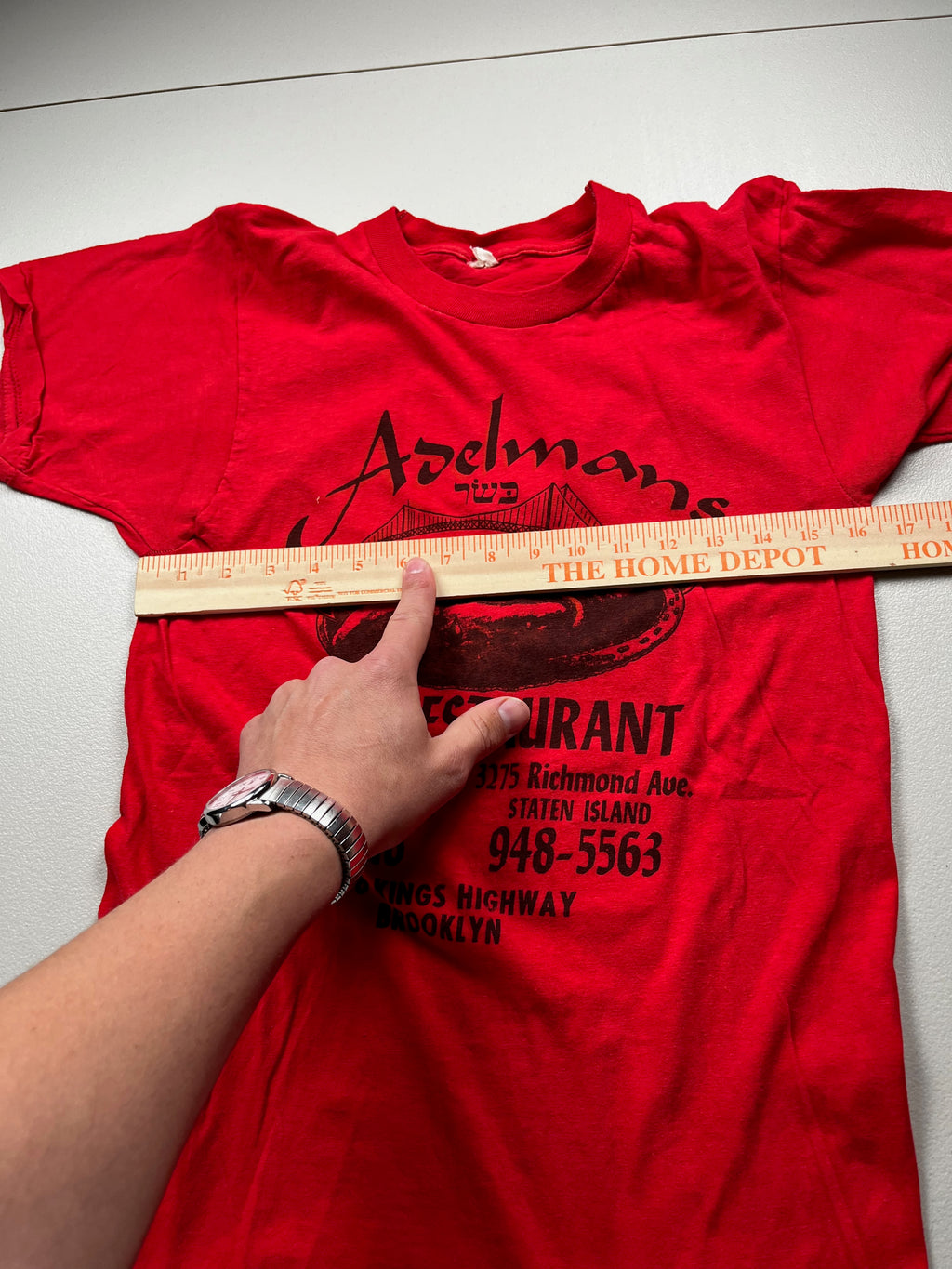 Vintage 80s Adelmans Kosher Deli Restaurant Shirt