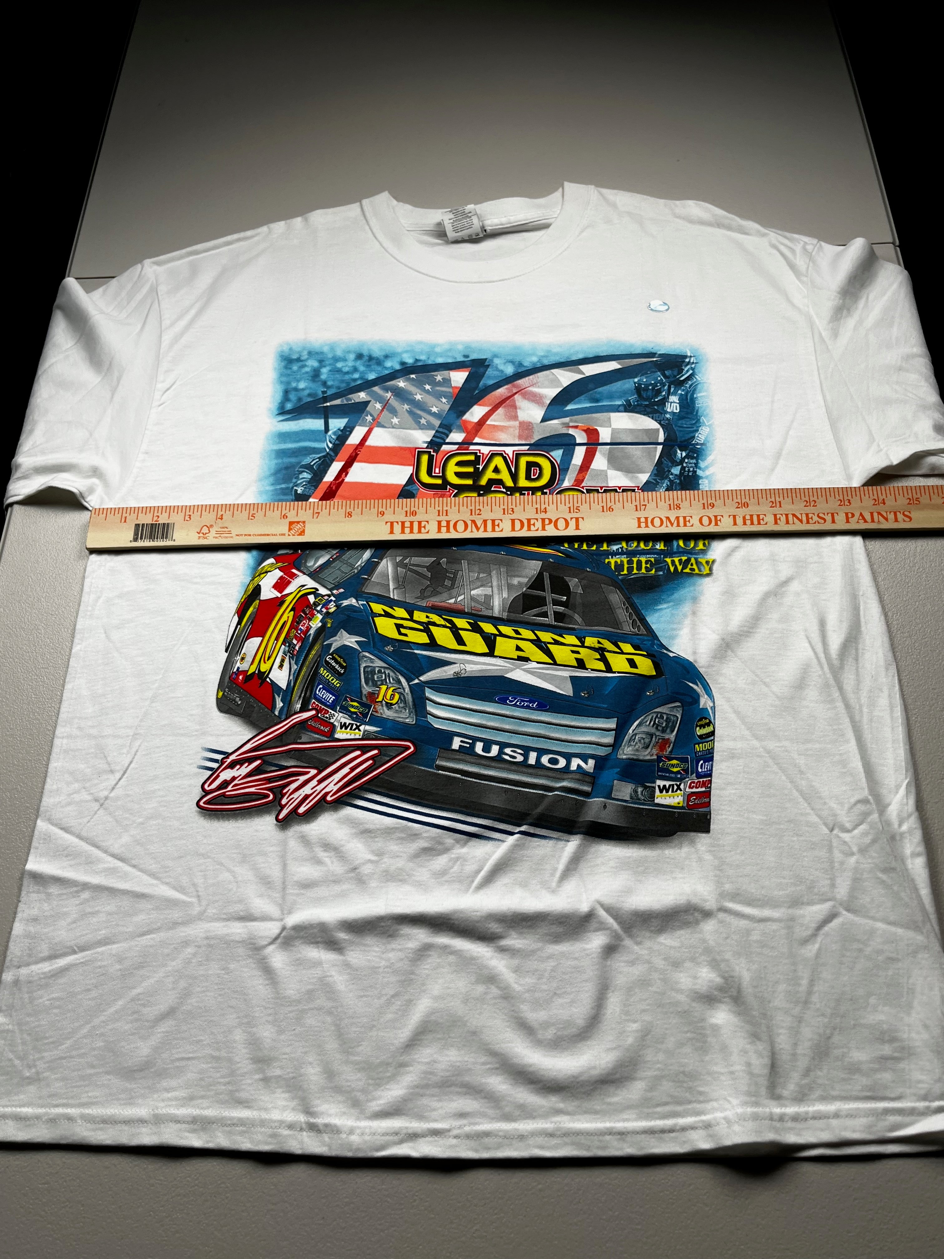 Vintage 2005 Greg Biffle National Guard Shirt