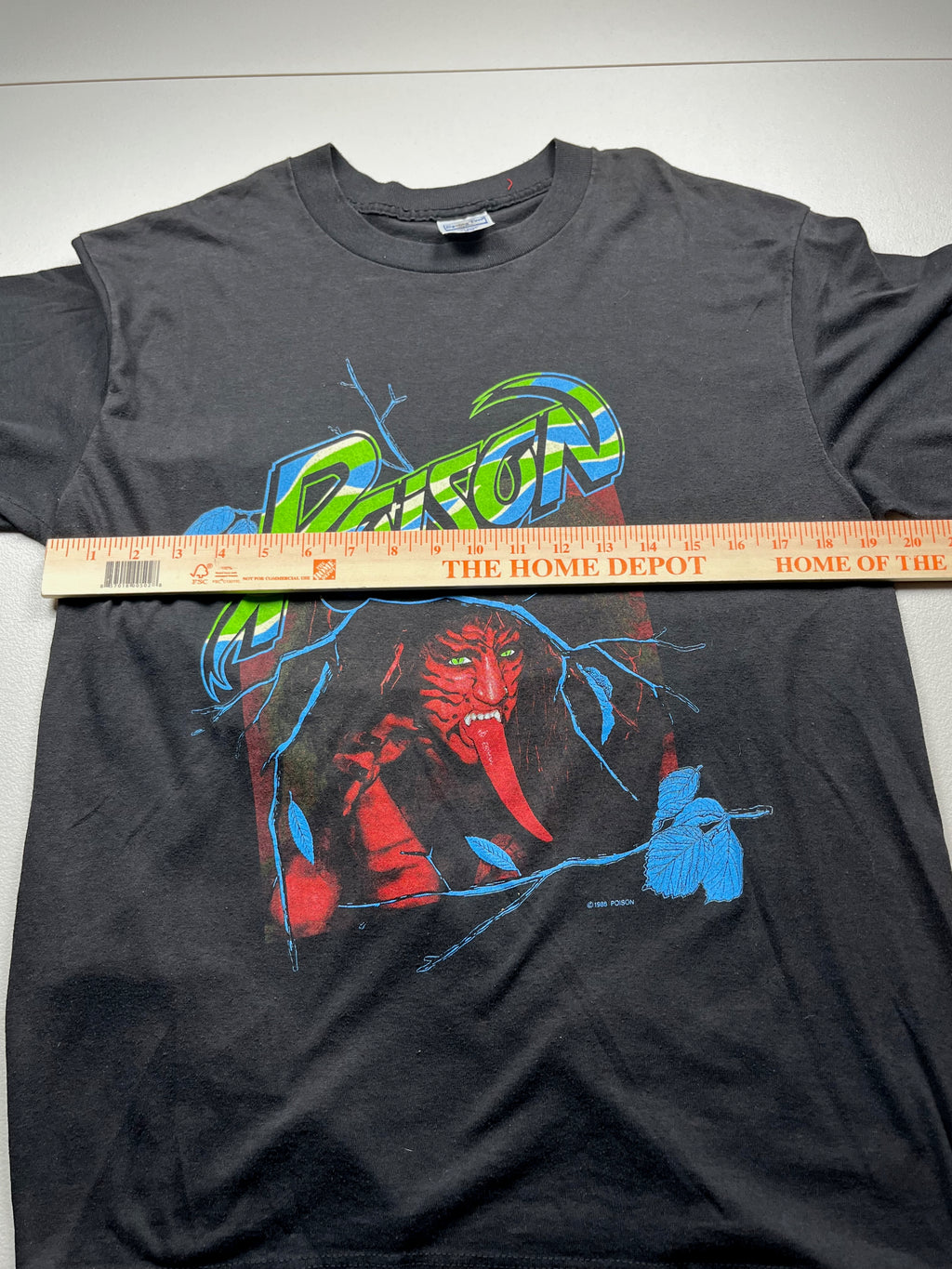 Vintage 1988 Poison Open Up And Say Ahh Shirt