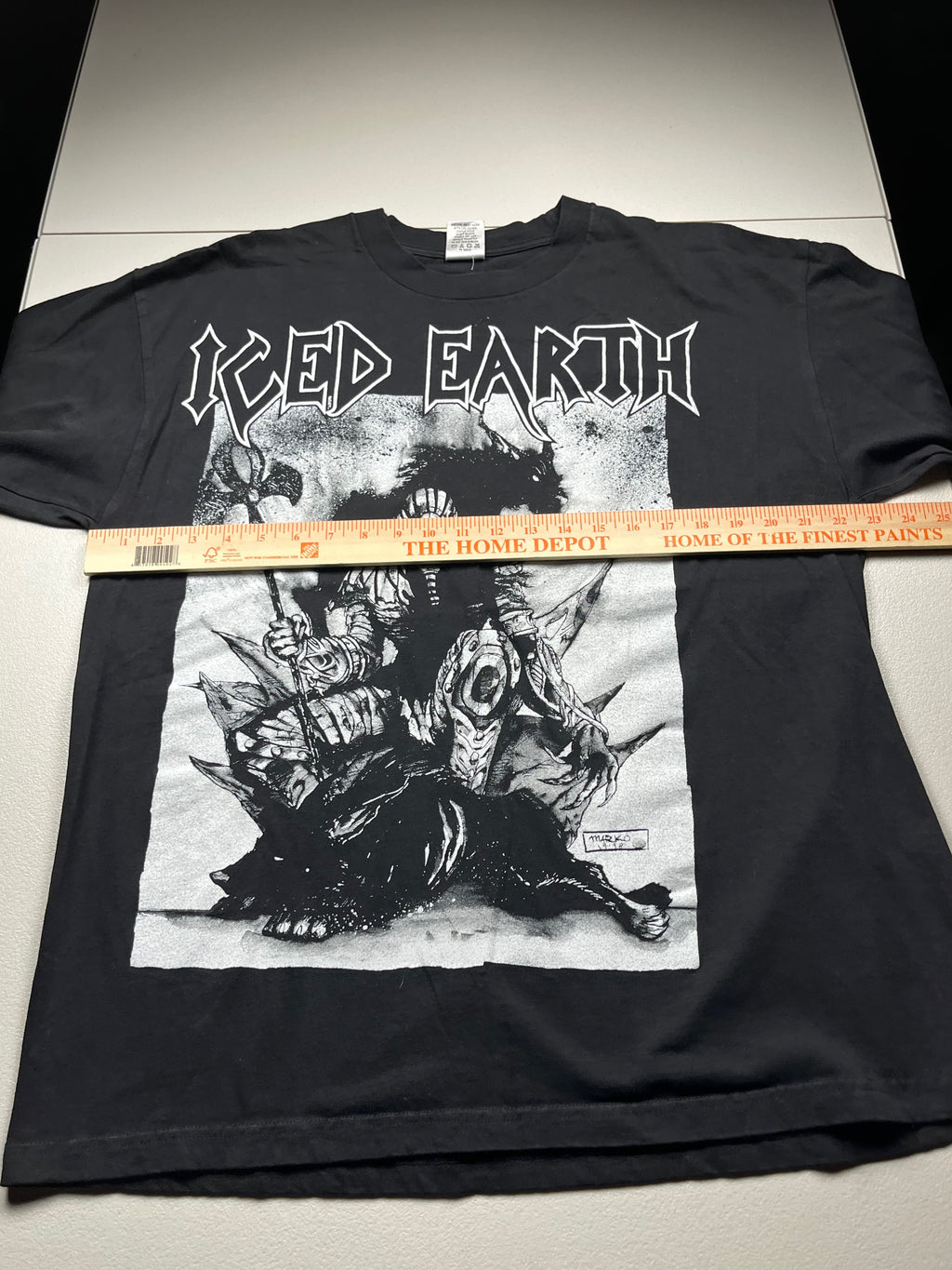 Vintage 1999 Iced Earth Something Wicked Tour Shirt