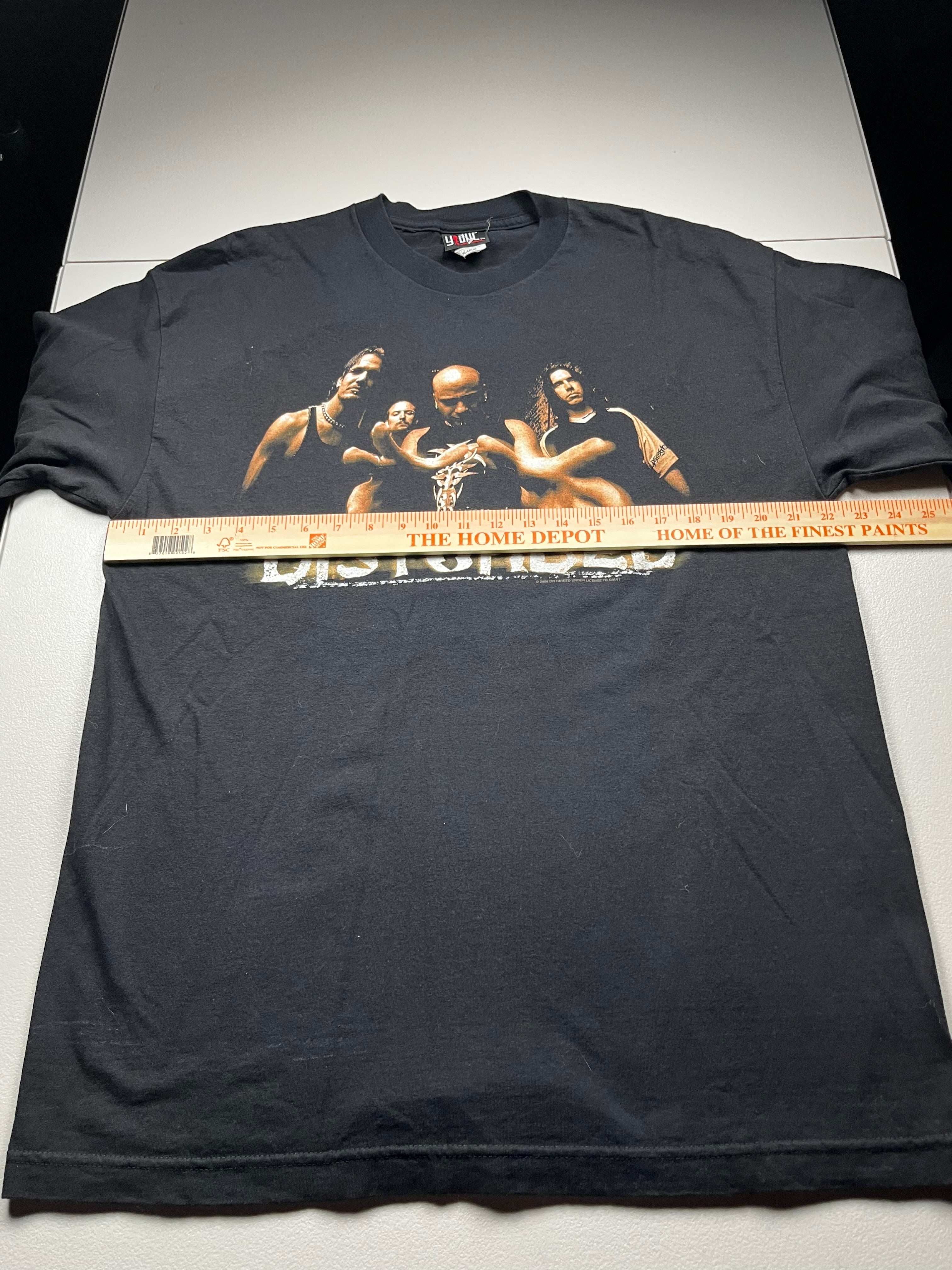 Vintage Disturbed The Sickness Era Band Graphic T-Shirt