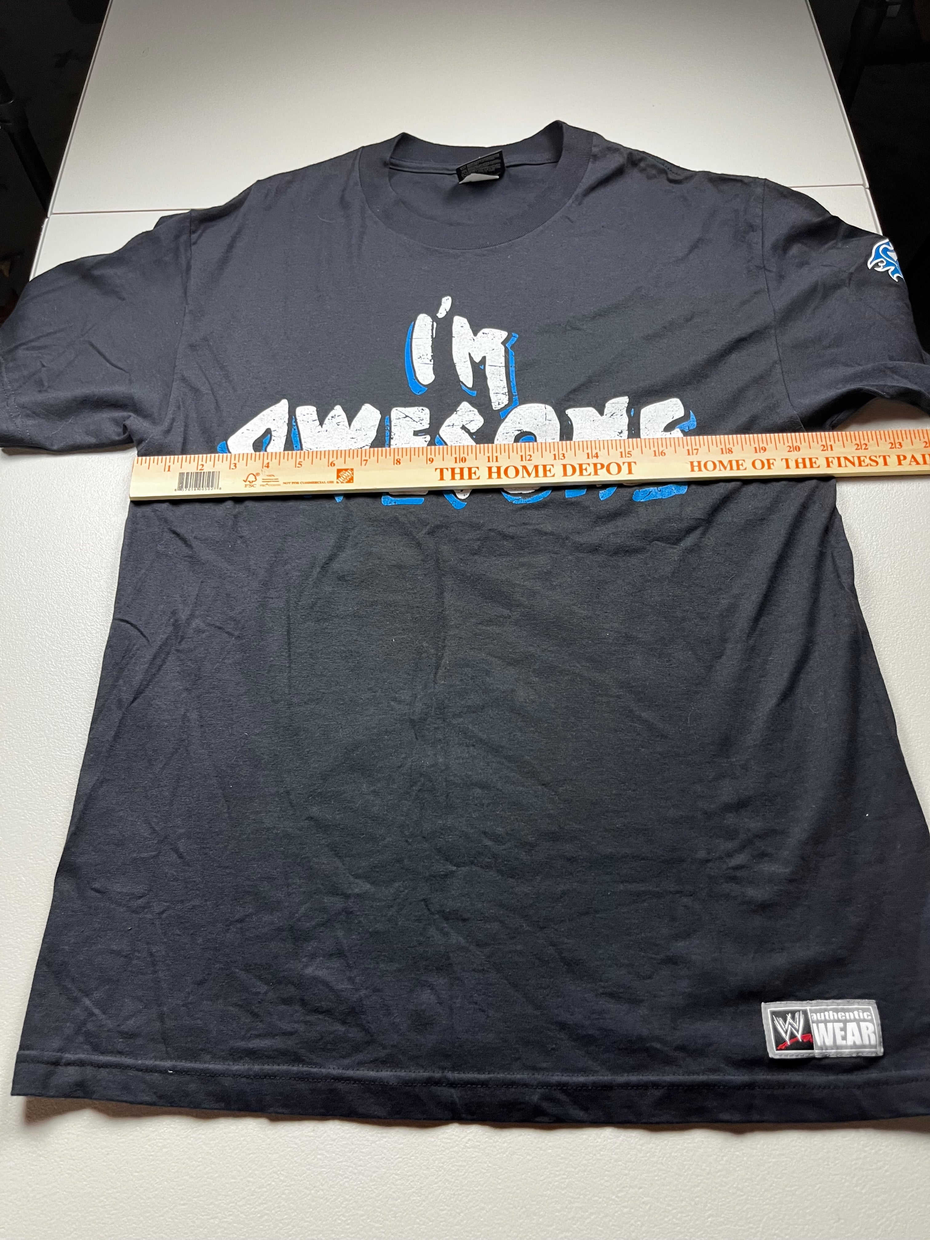 Vintage WWE The Miz I'm Awesome Wrestling T-Shirt Black