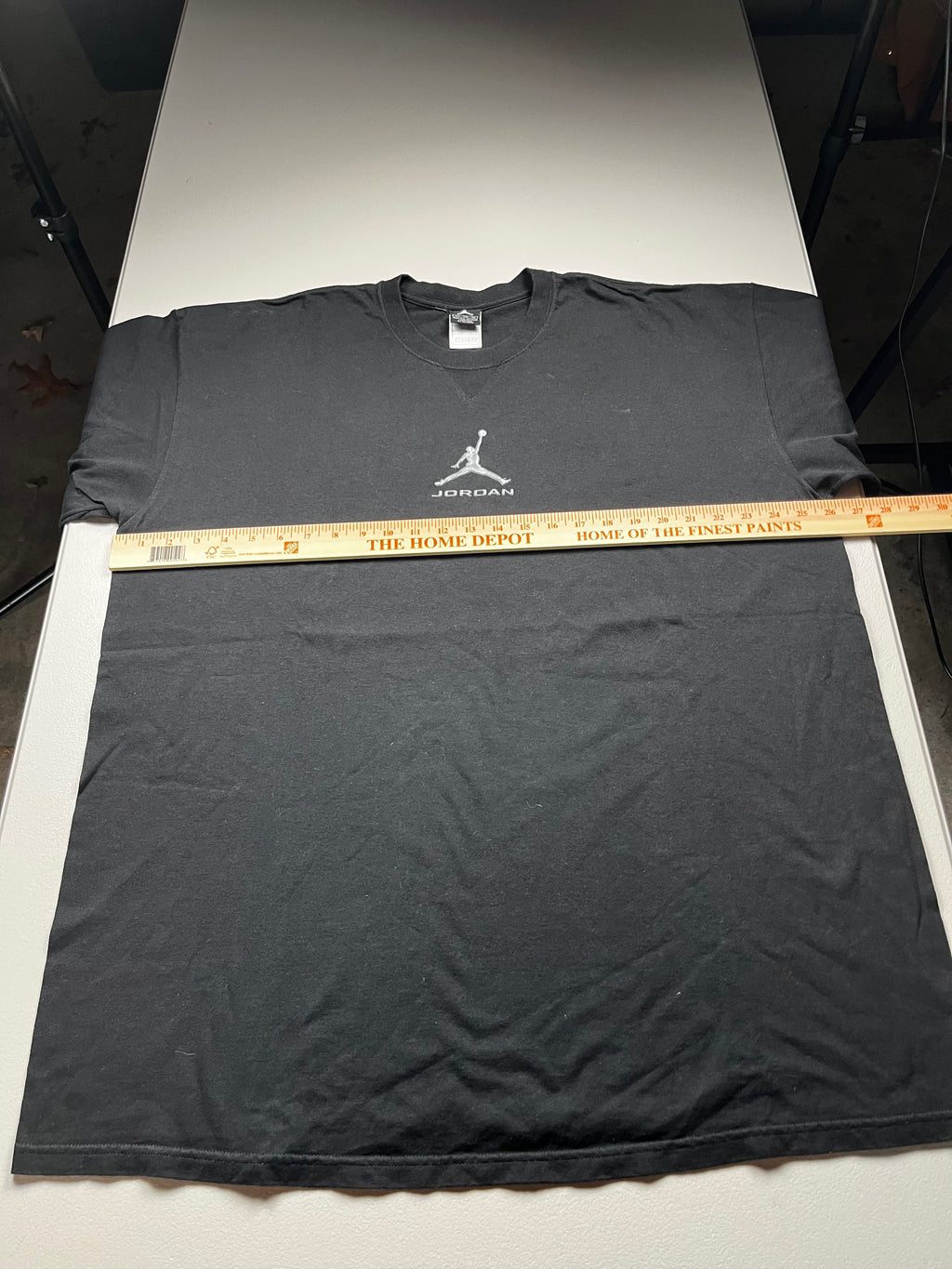 Vintage Nike Air Jordan Center Jumpman T-Shirt Black