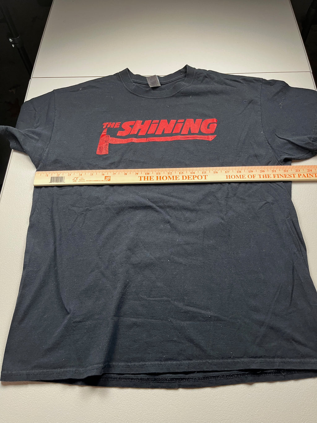 The Shining Horror Movie Axe Logo Graphic T-Shirt Black